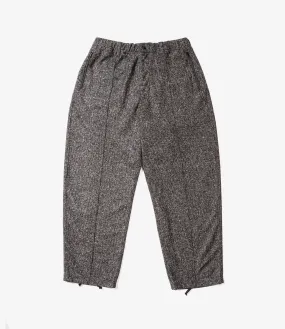 Knit Leisure Pant – Charcoal Melange Poly Wool