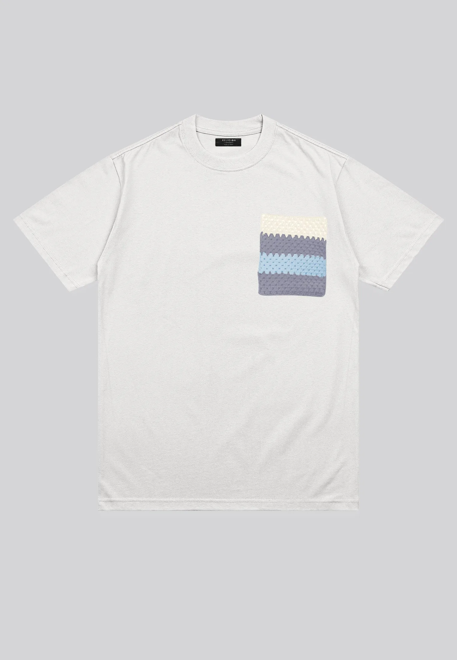 KNIT POCKET T-SHIRT OFF WHITE