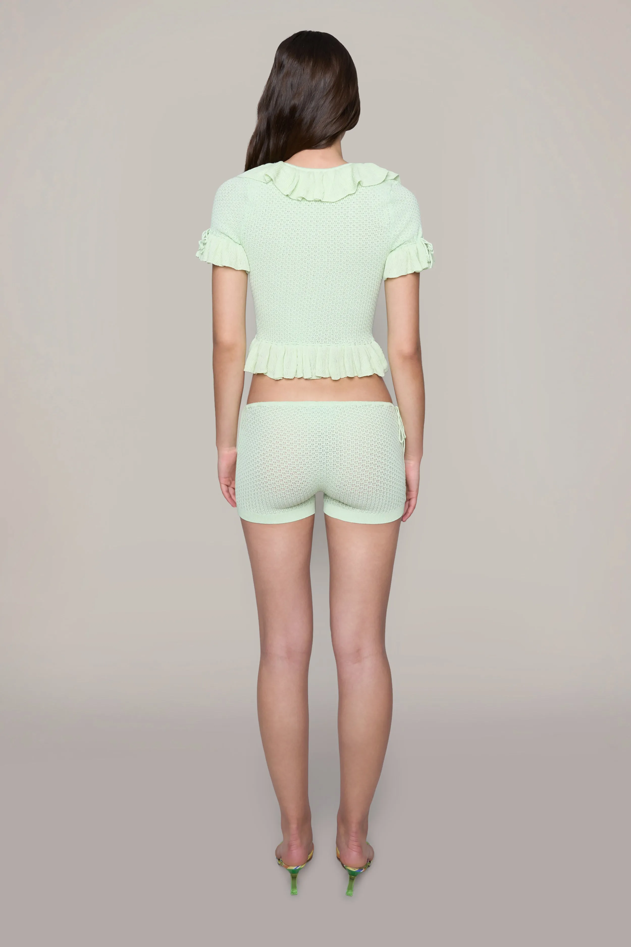 Knit Side Tie Short