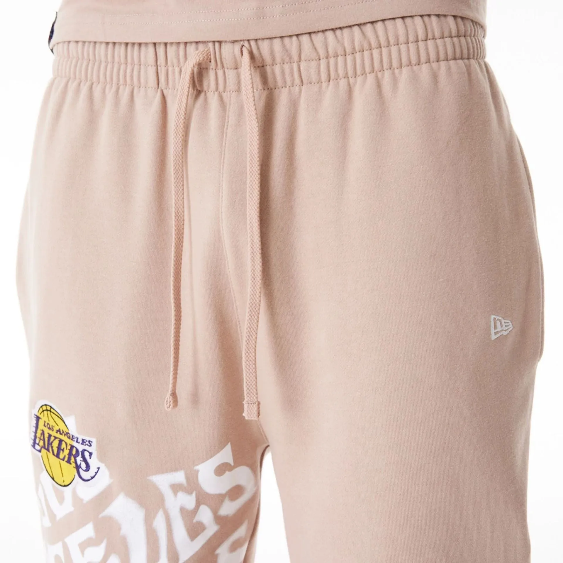 LA Lakers NBA Graphic Beige Joggers