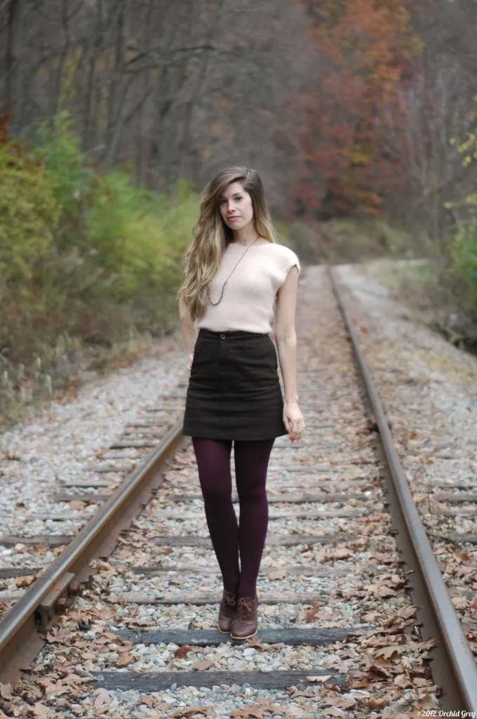 Lace Oxford Heels in Dark Brown