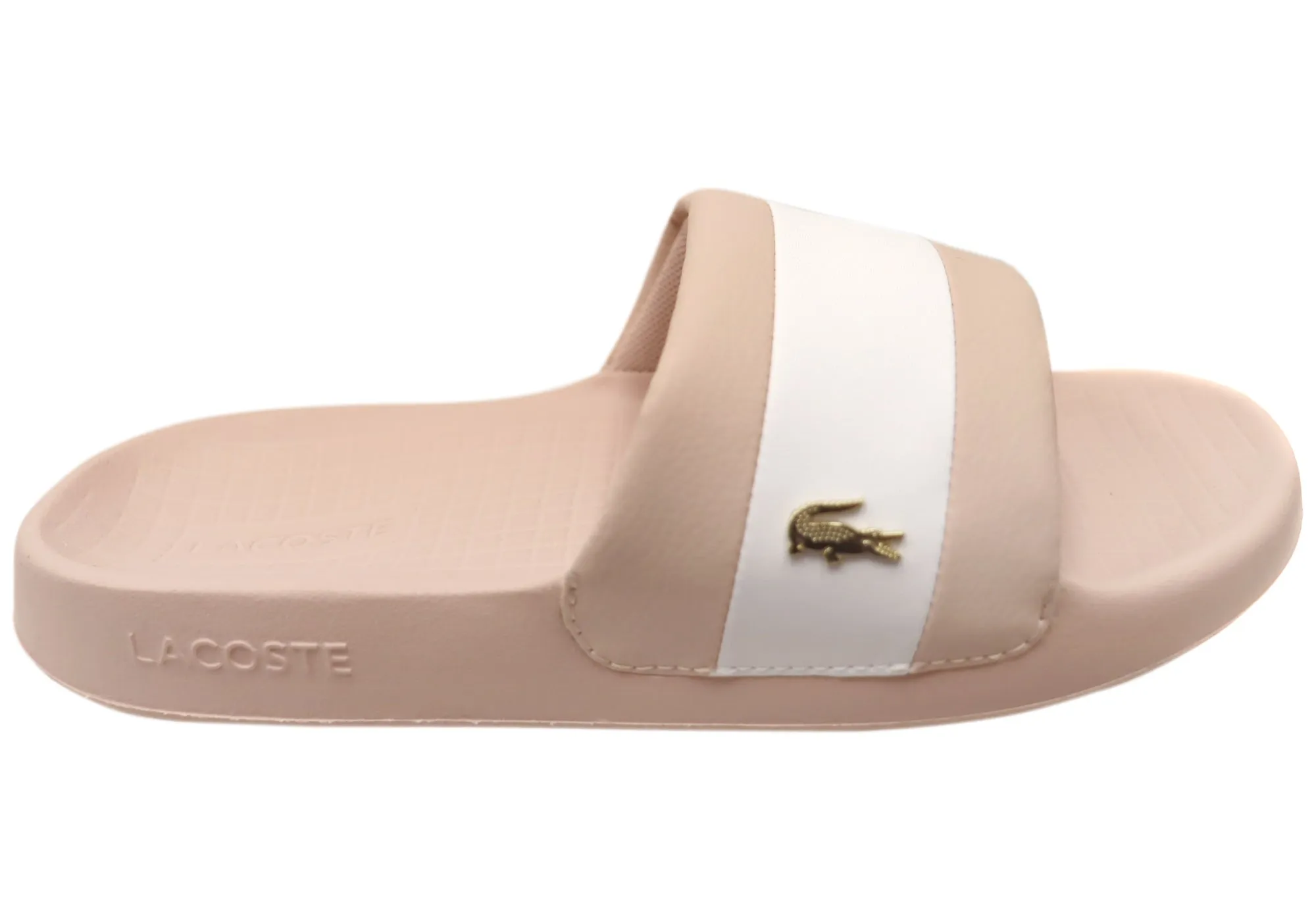 Lacoste Womens Comfortable Serve Slide Hybrid Slides Sandals