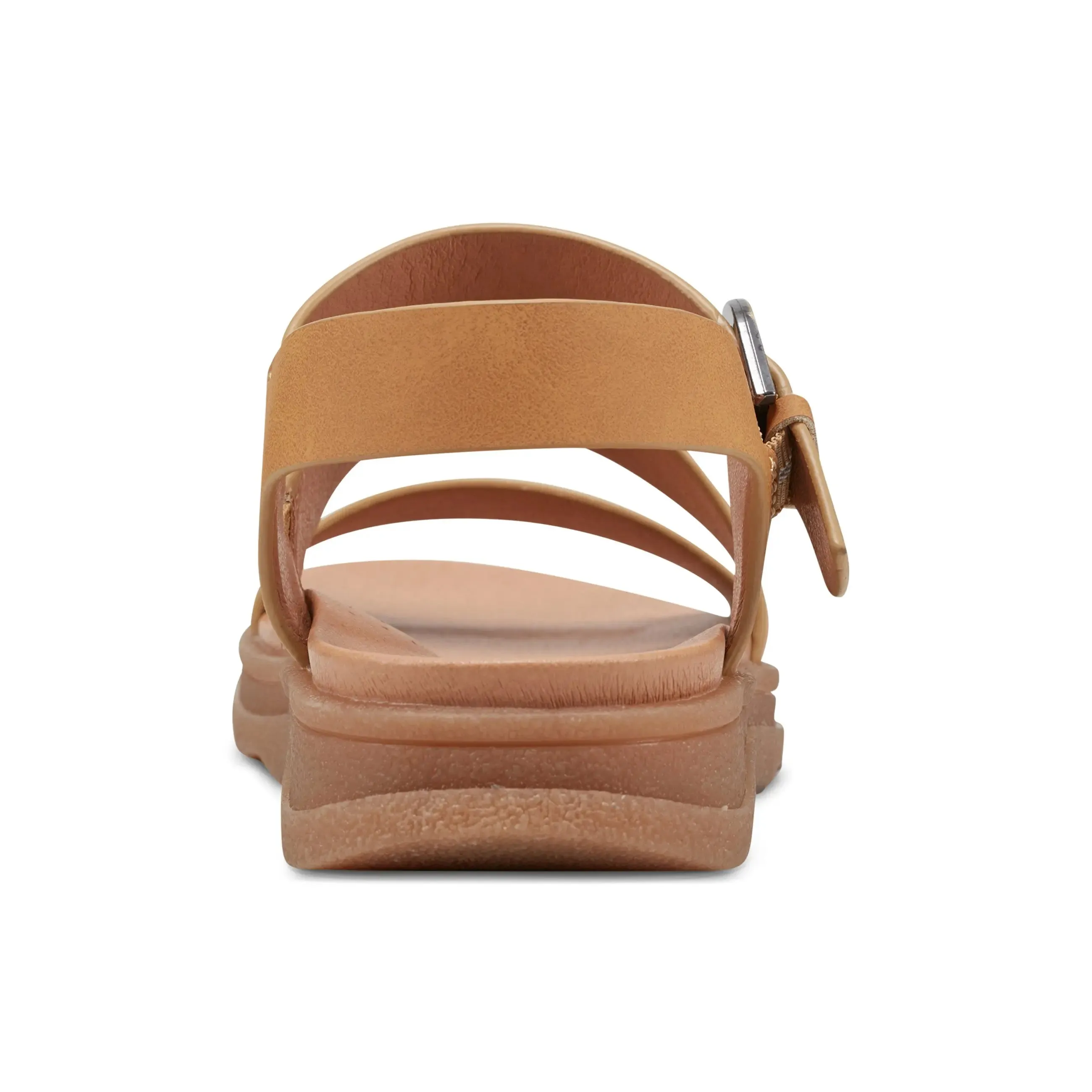 Lainey Casual Strappy Round Toe Flat Sandals