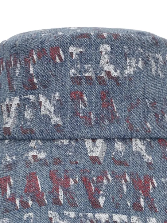 Lanvin   Printed denim fisherman hat 