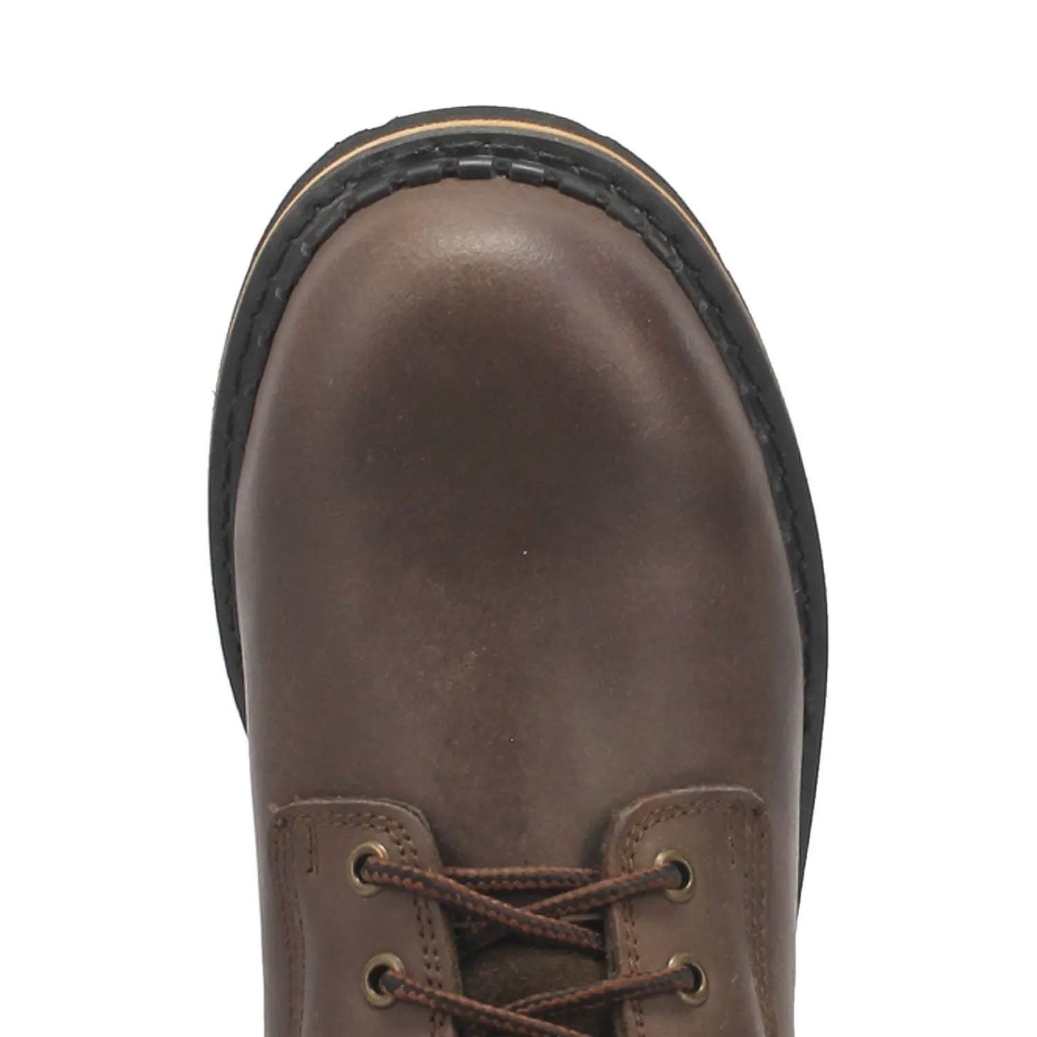 Laredo Men's Leather Work Boot with Round Soft Toe