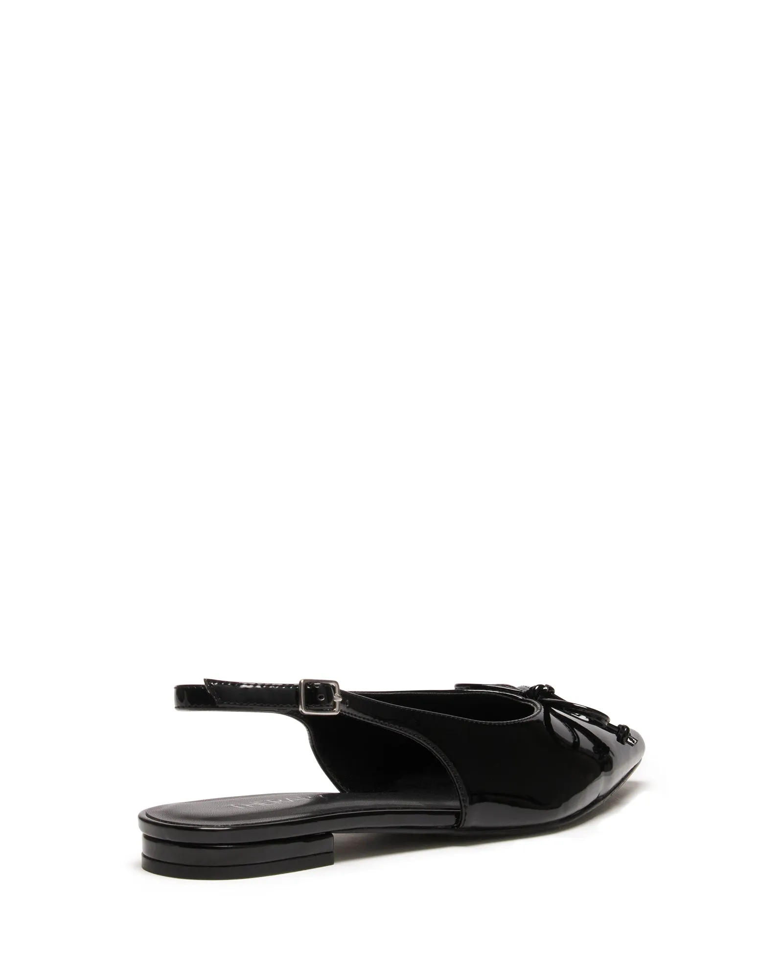 Lavin Slingback Ballet Flat Black Patent