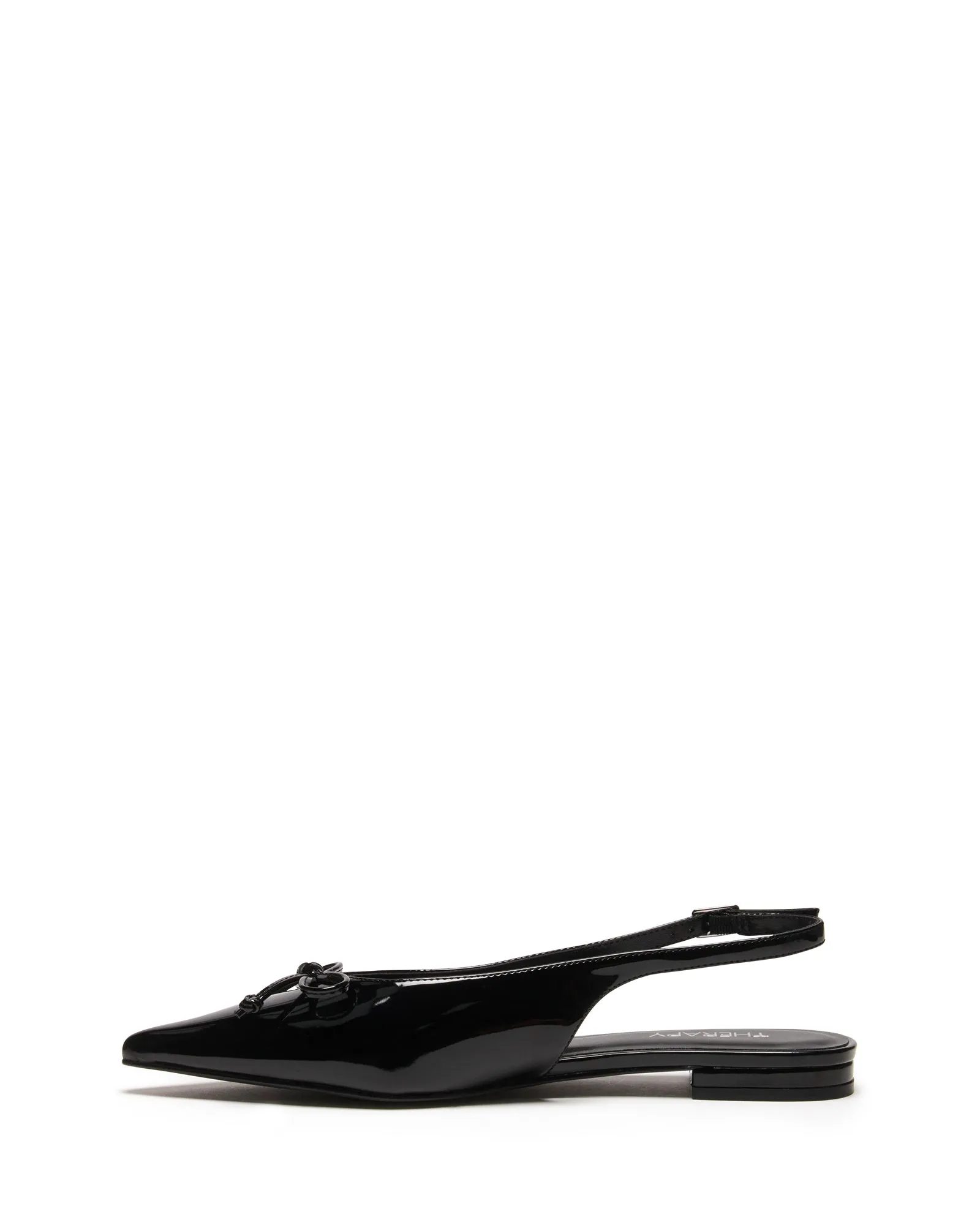 Lavin Slingback Ballet Flat Black Patent