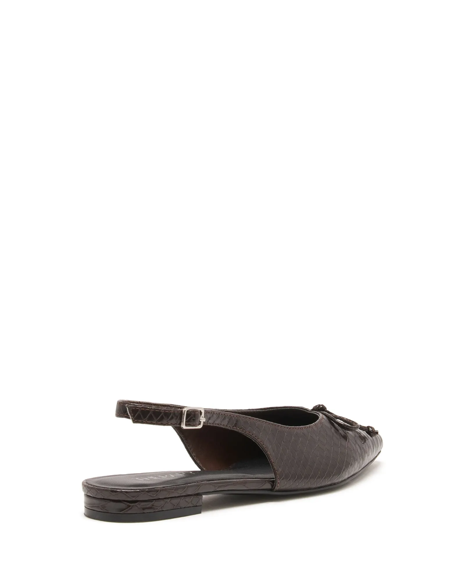 Lavin Slingback Ballet Flat Chocolate Snake