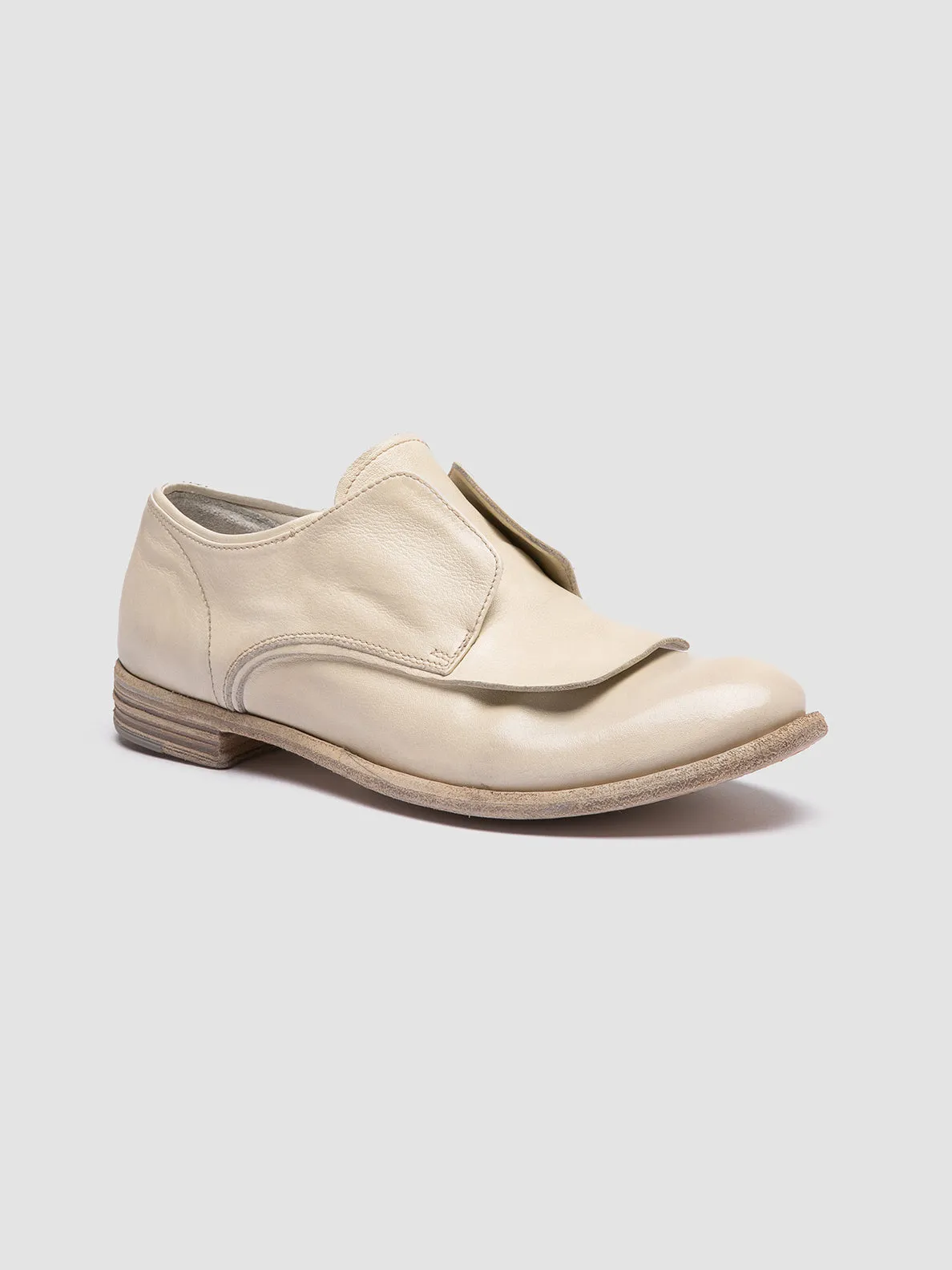 LEXIKON 550 - White Leather Derby Shoes