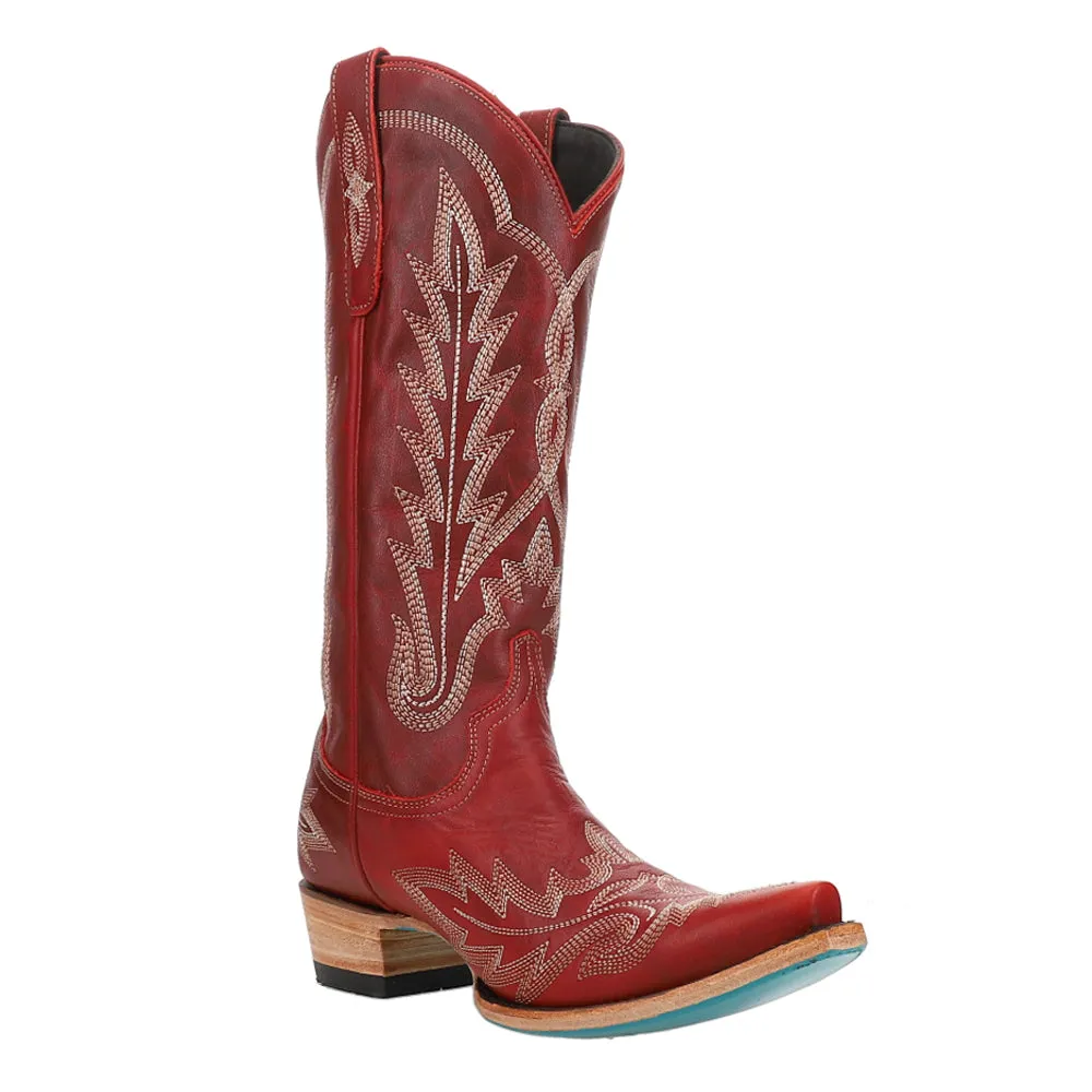 Lexington Embroidered Snip Toe Cowboy Boots