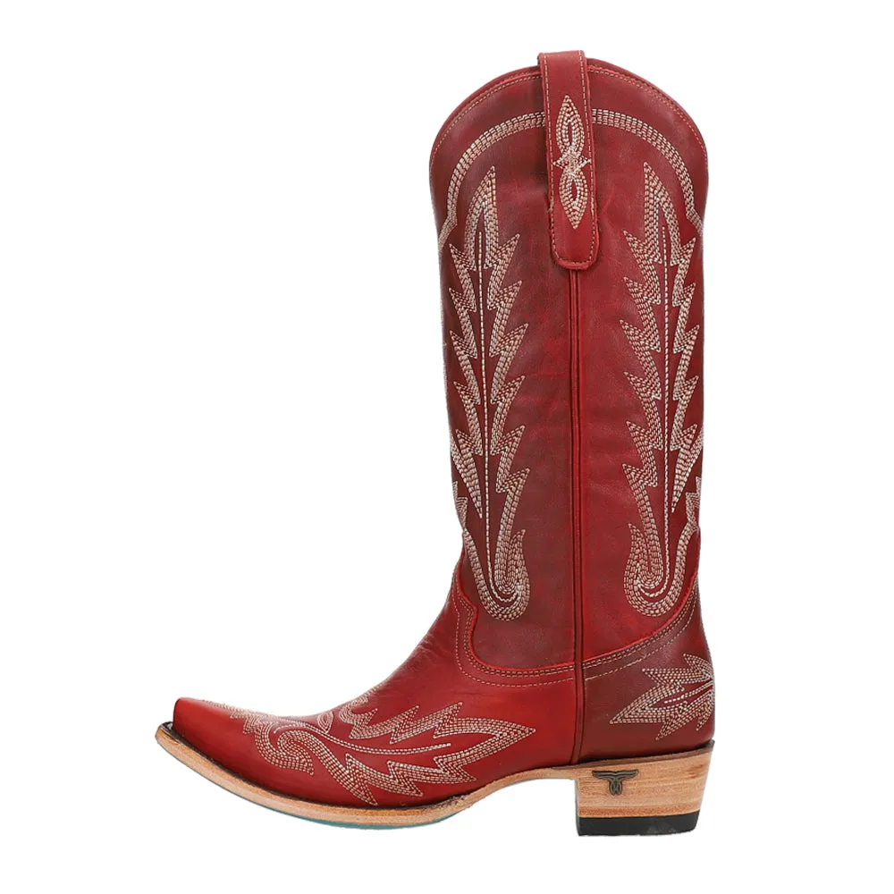 Lexington Embroidered Snip Toe Cowboy Boots