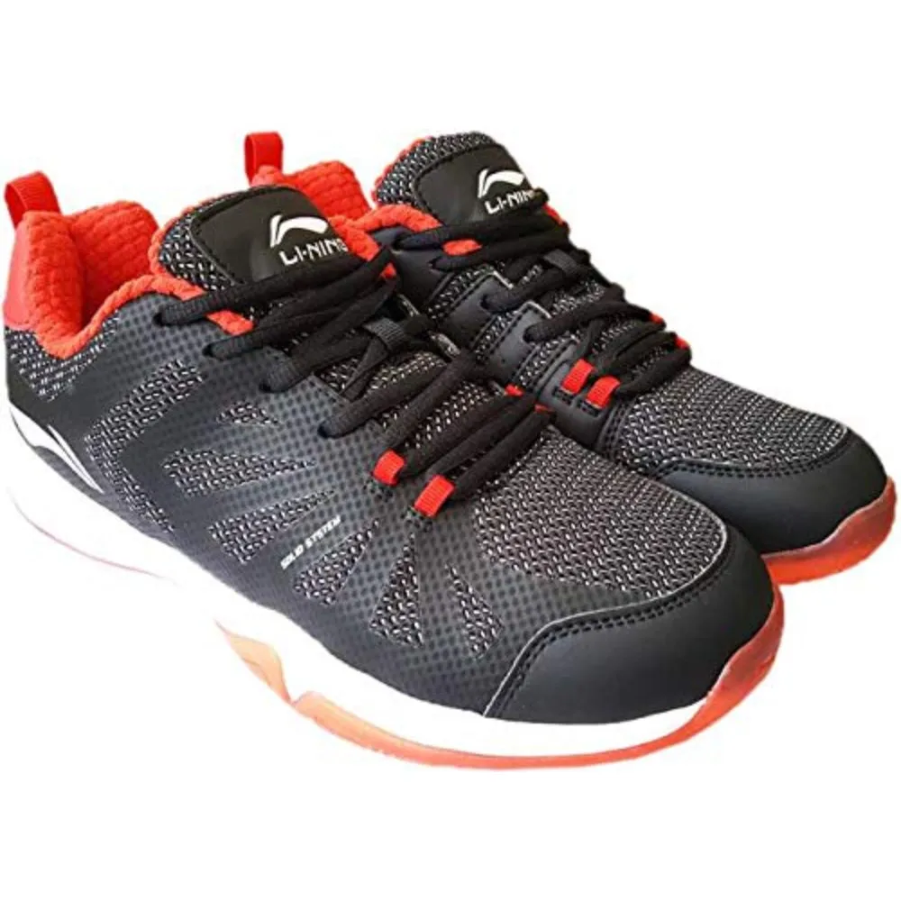 Li-Ning Cloud Ace III Badminton Shoe for Men in Black/Red