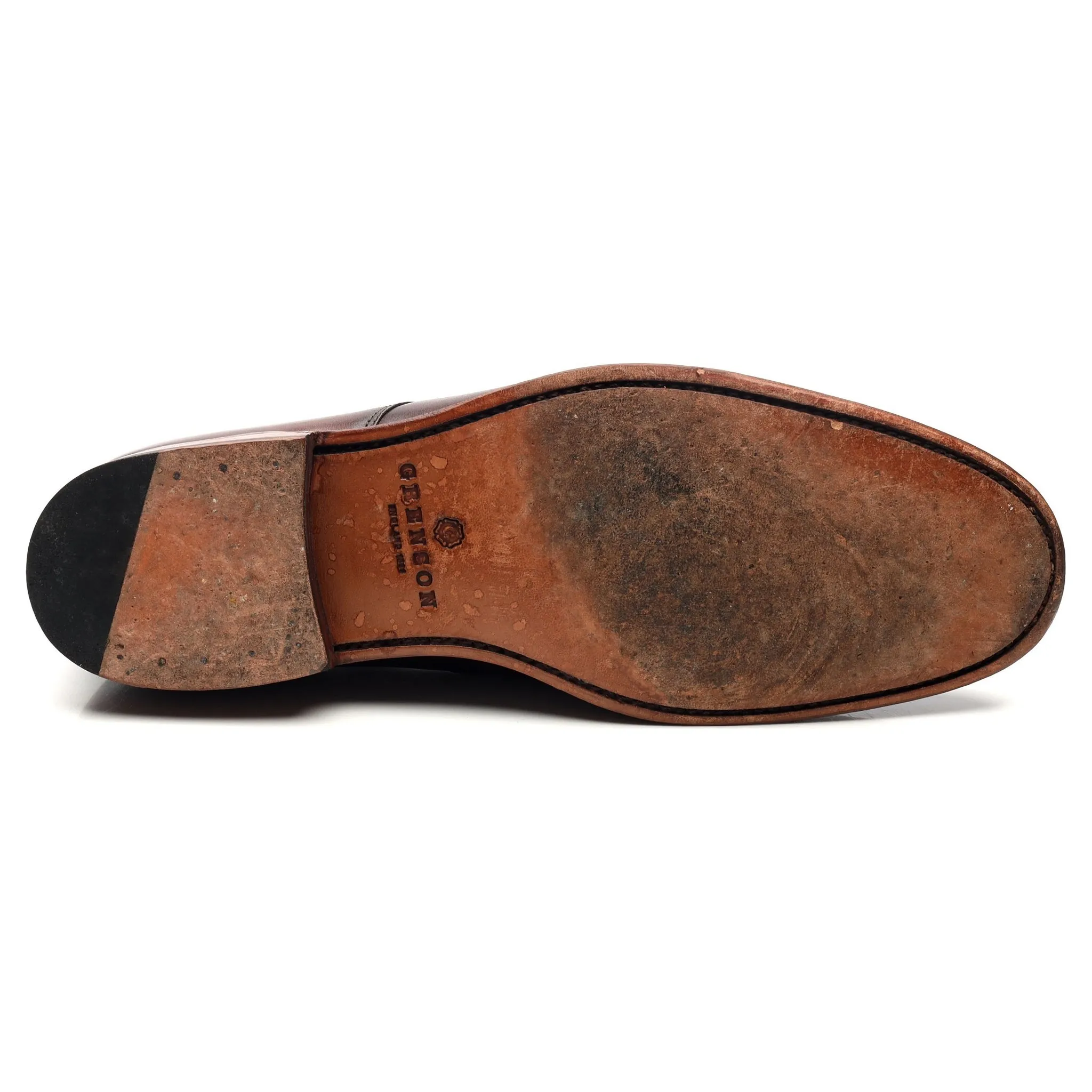 'Liam' Dark Brown Leather Derby UK 9 F