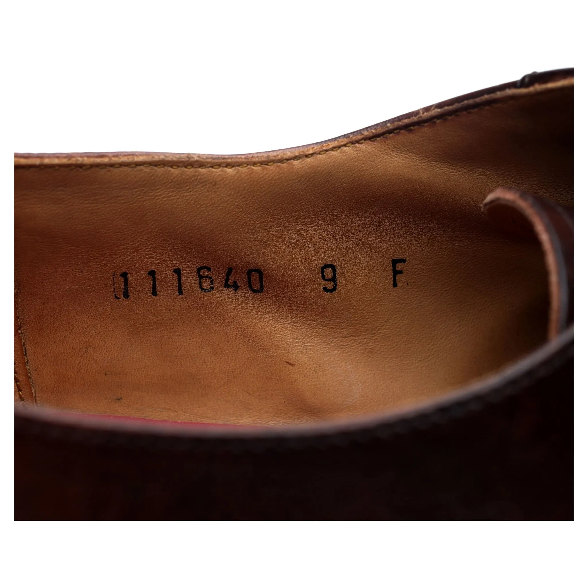 'Liam' Dark Brown Leather Derby UK 9 F