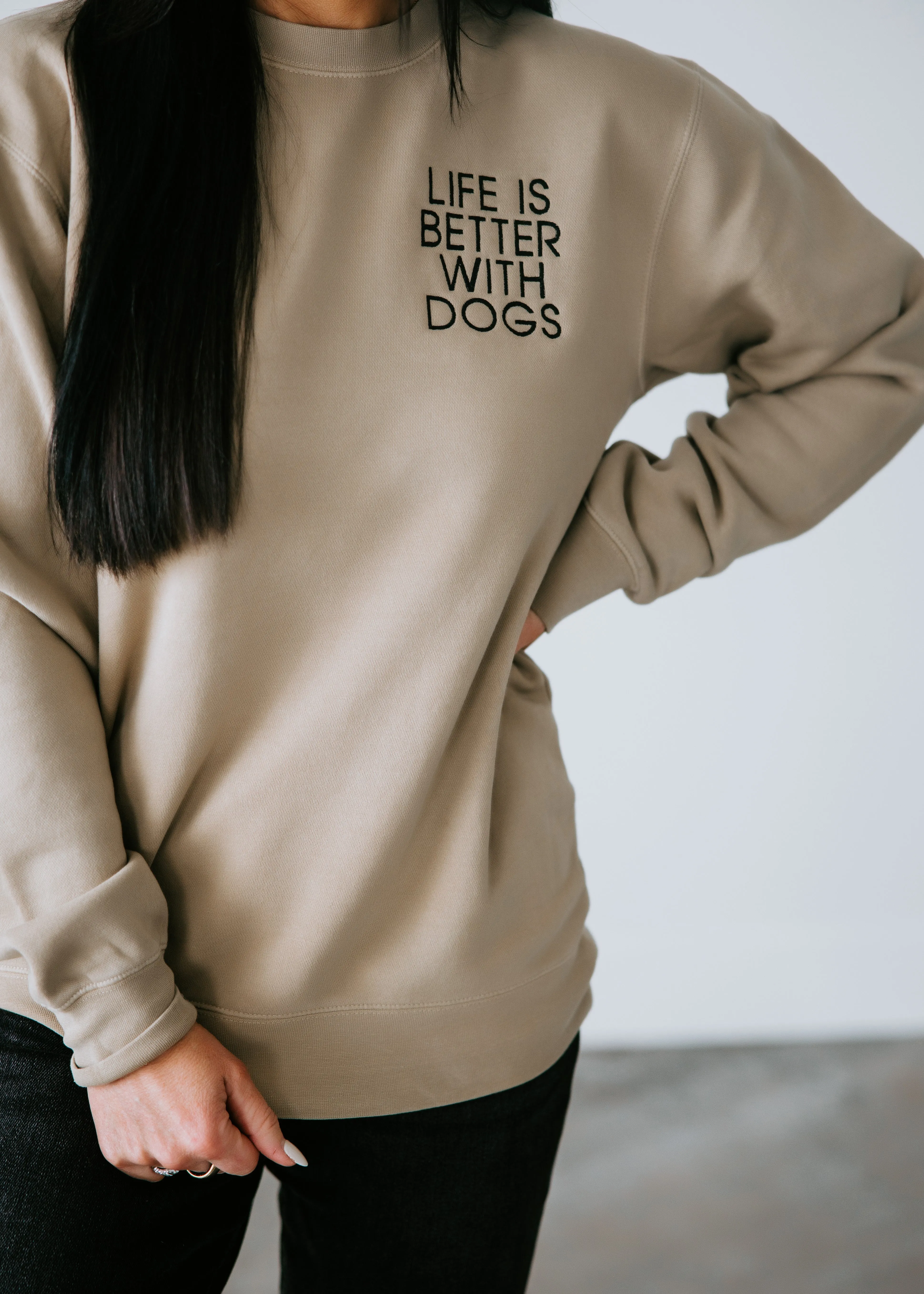 Life is Better Graphic Sweatshirt