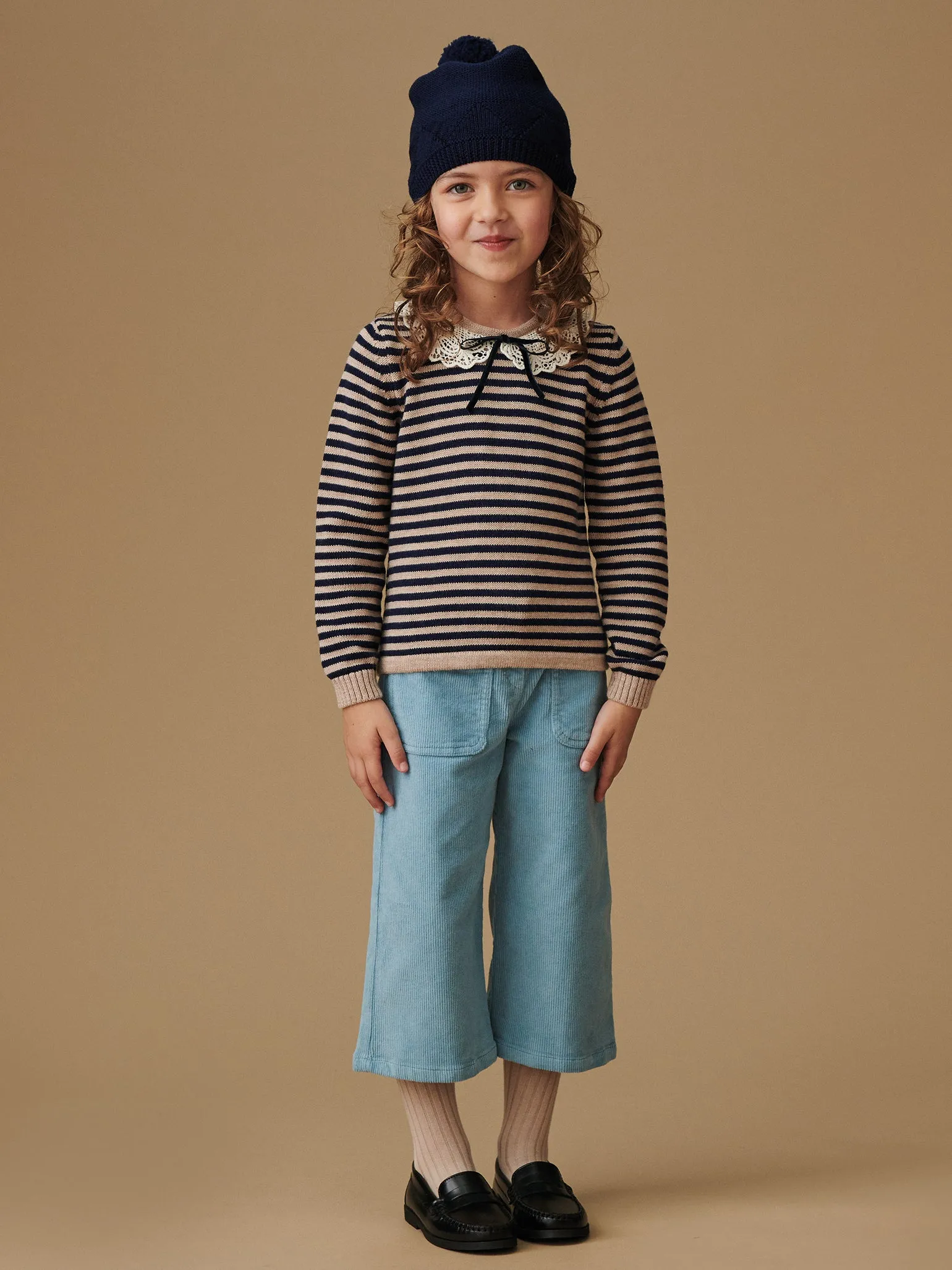 Light Blue Alma Girl Trousers