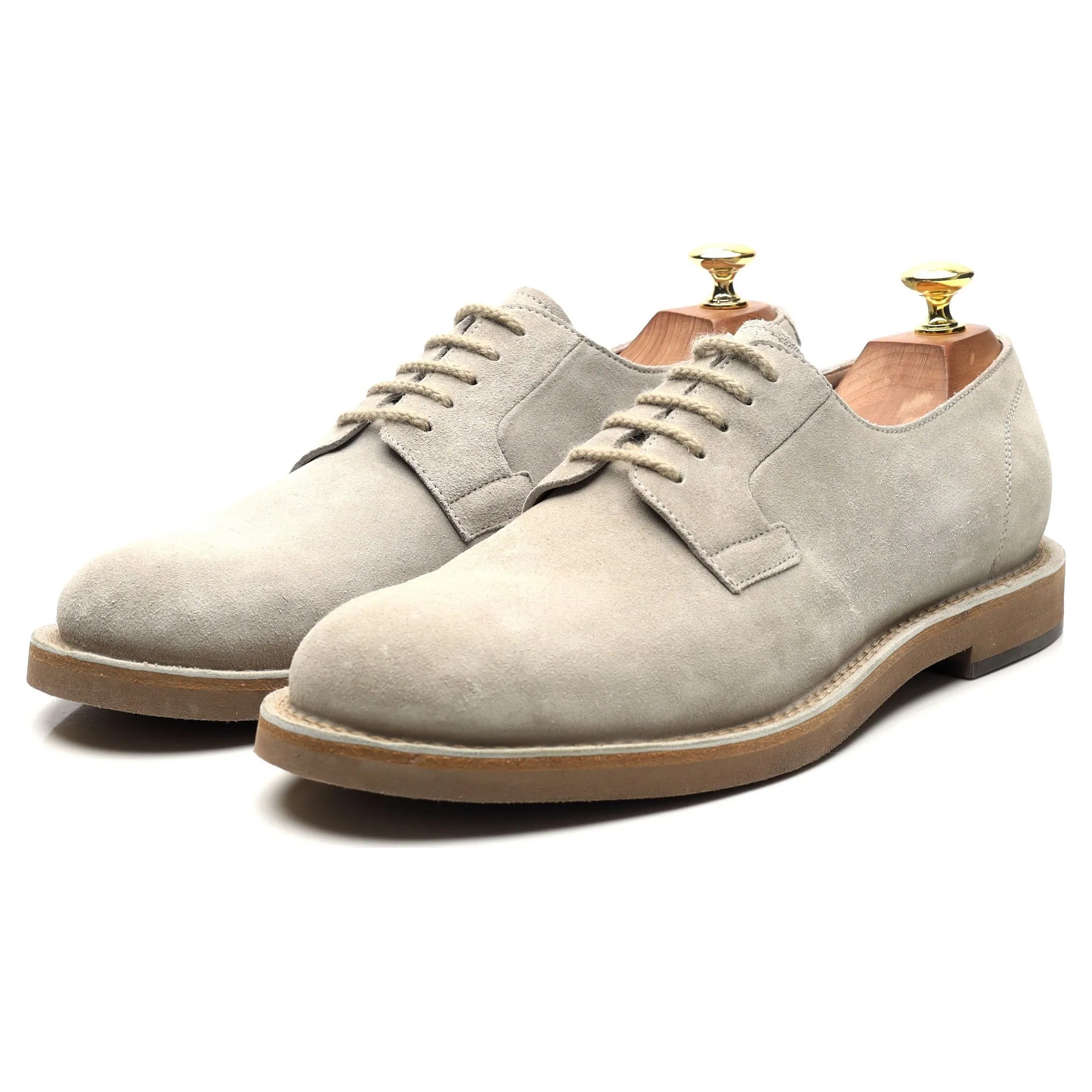 Light Grey Suede Derby UK 9 EU 43