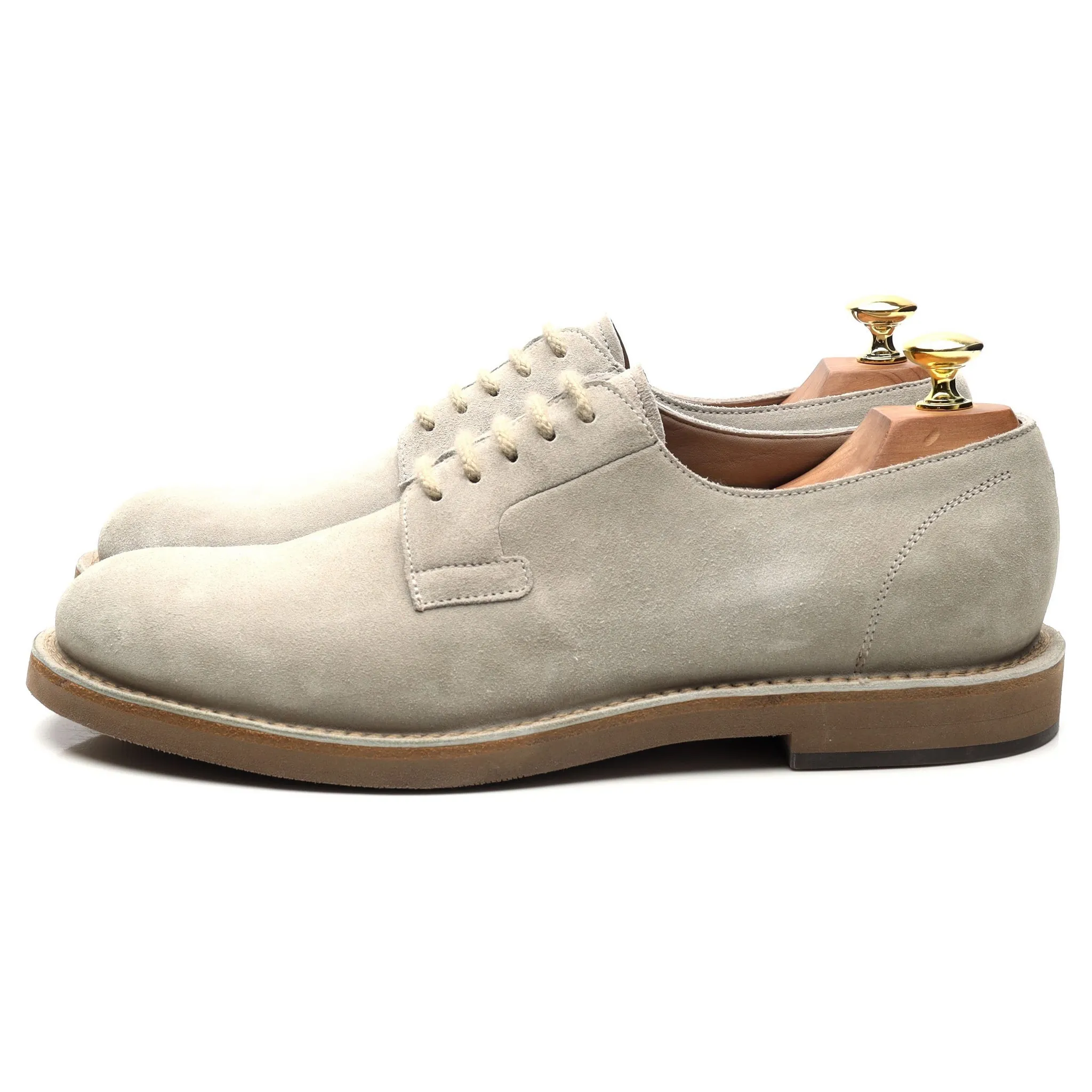 Light Grey Suede Derby UK 9 EU 43