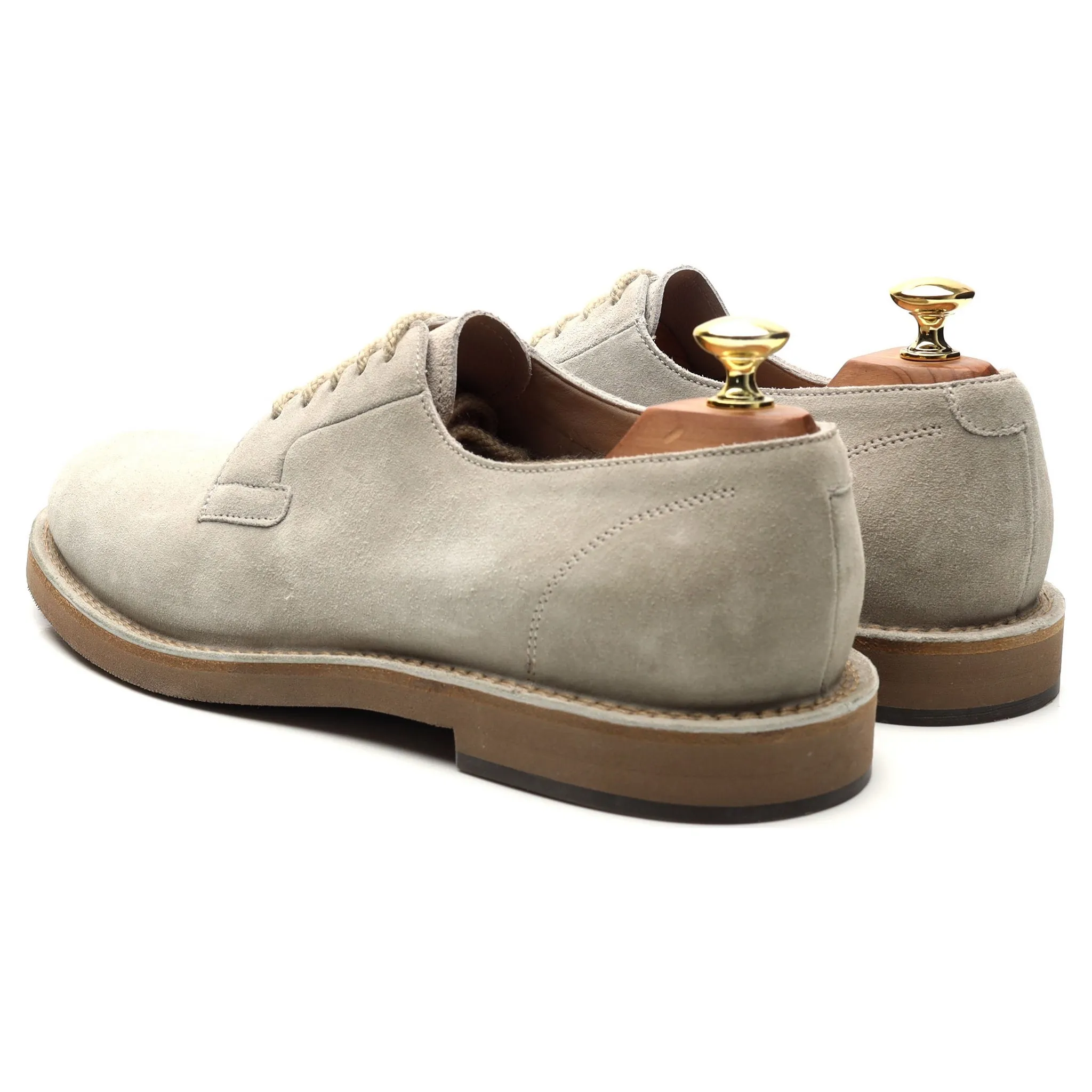 Light Grey Suede Derby UK 9 EU 43