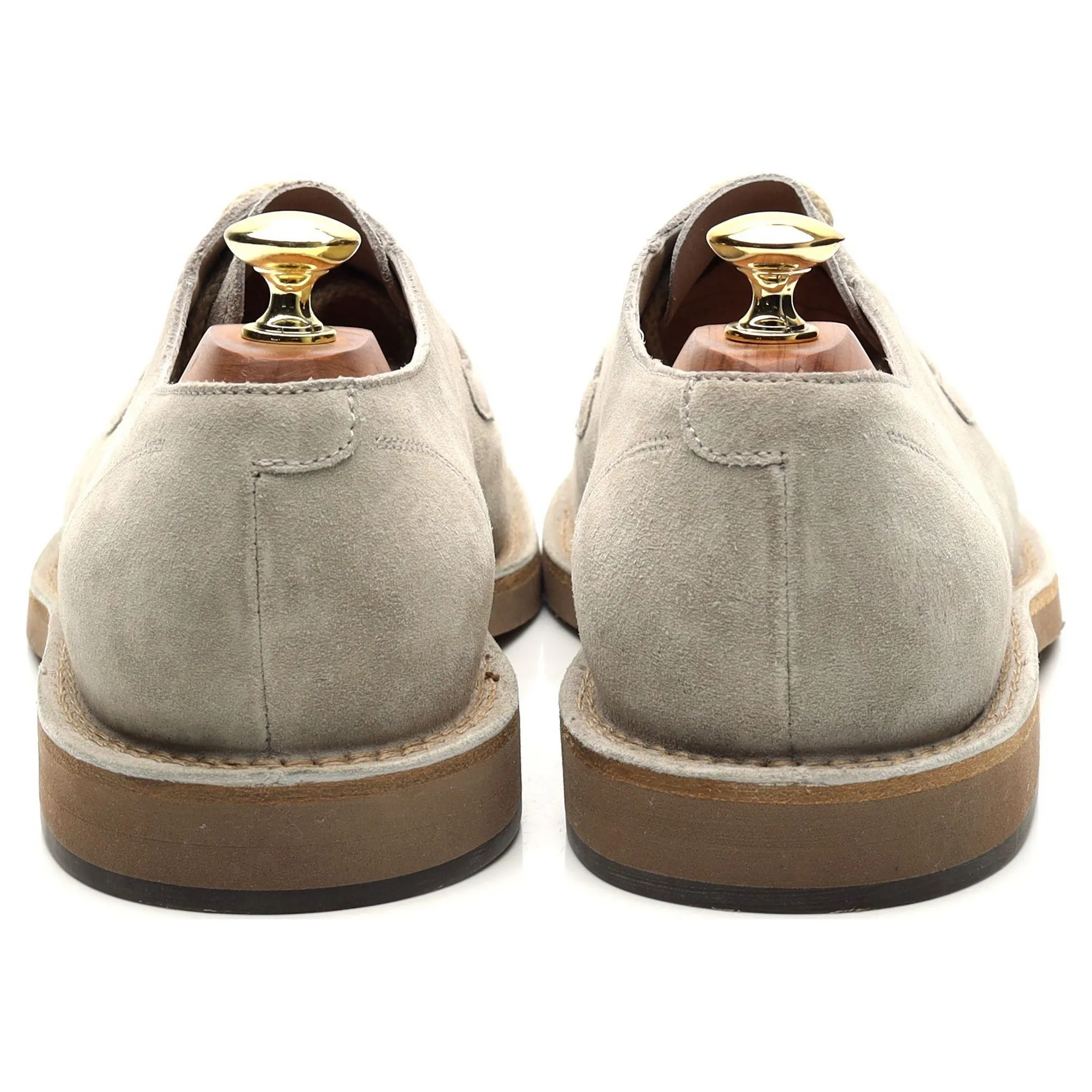 Light Grey Suede Derby UK 9 EU 43