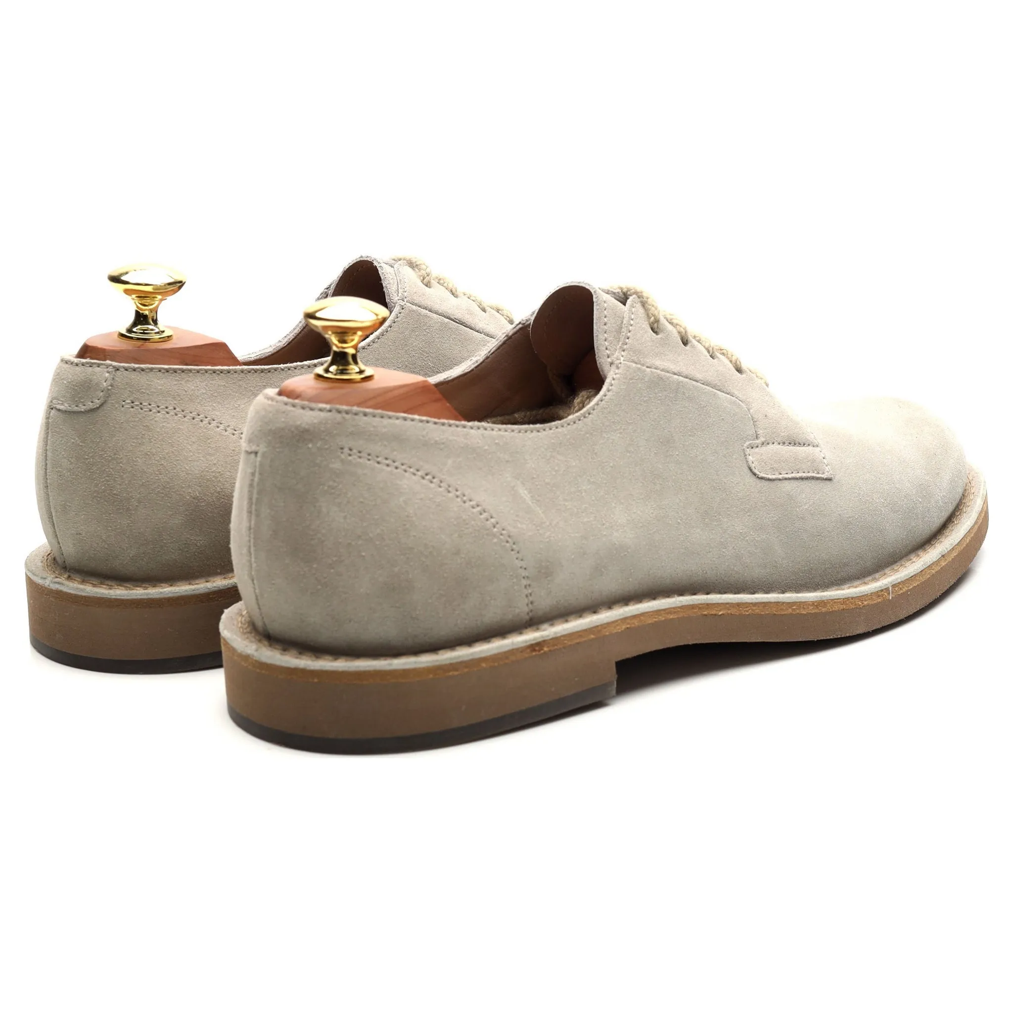 Light Grey Suede Derby UK 9 EU 43