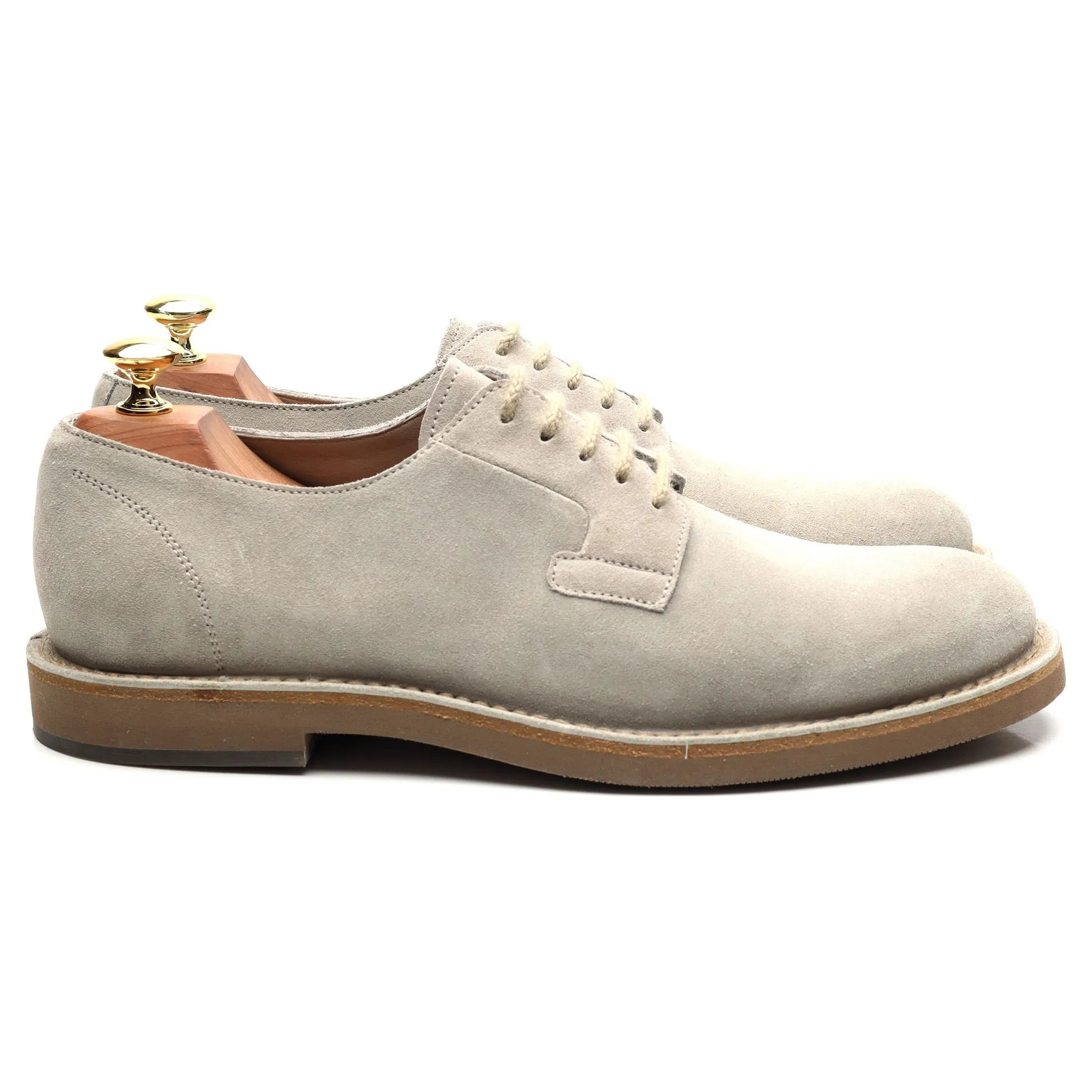 Light Grey Suede Derby UK 9 EU 43