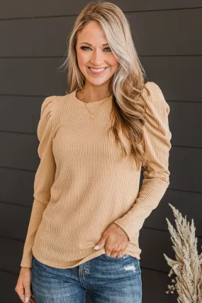 Light Mustard Knit Top - Easy To Please