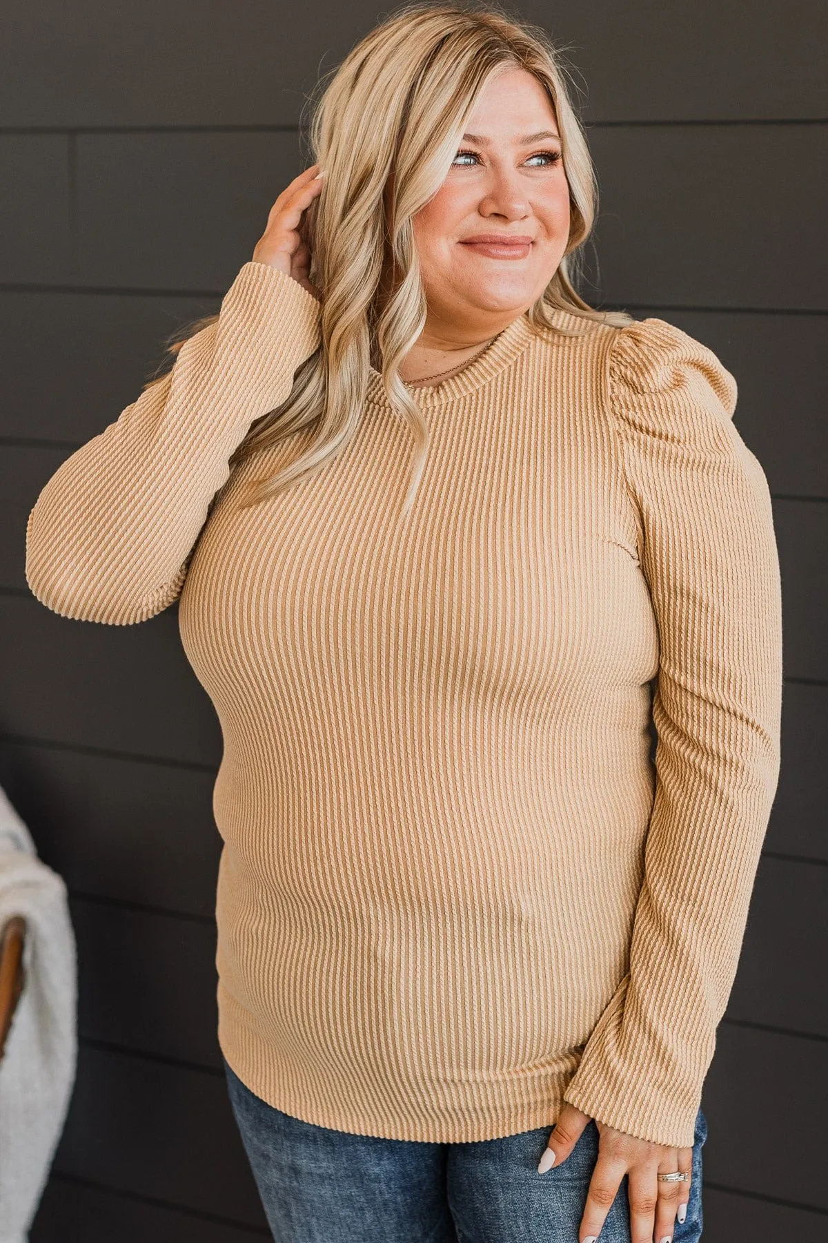 Light Mustard Knit Top - Easy To Please