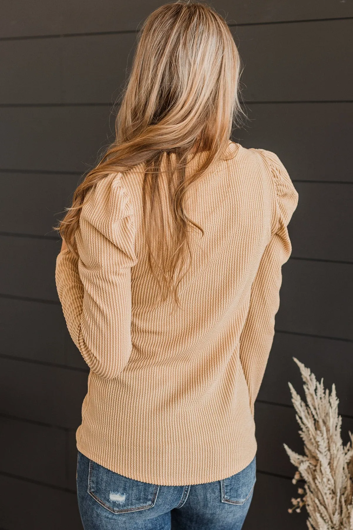 Light Mustard Knit Top - Easy To Please