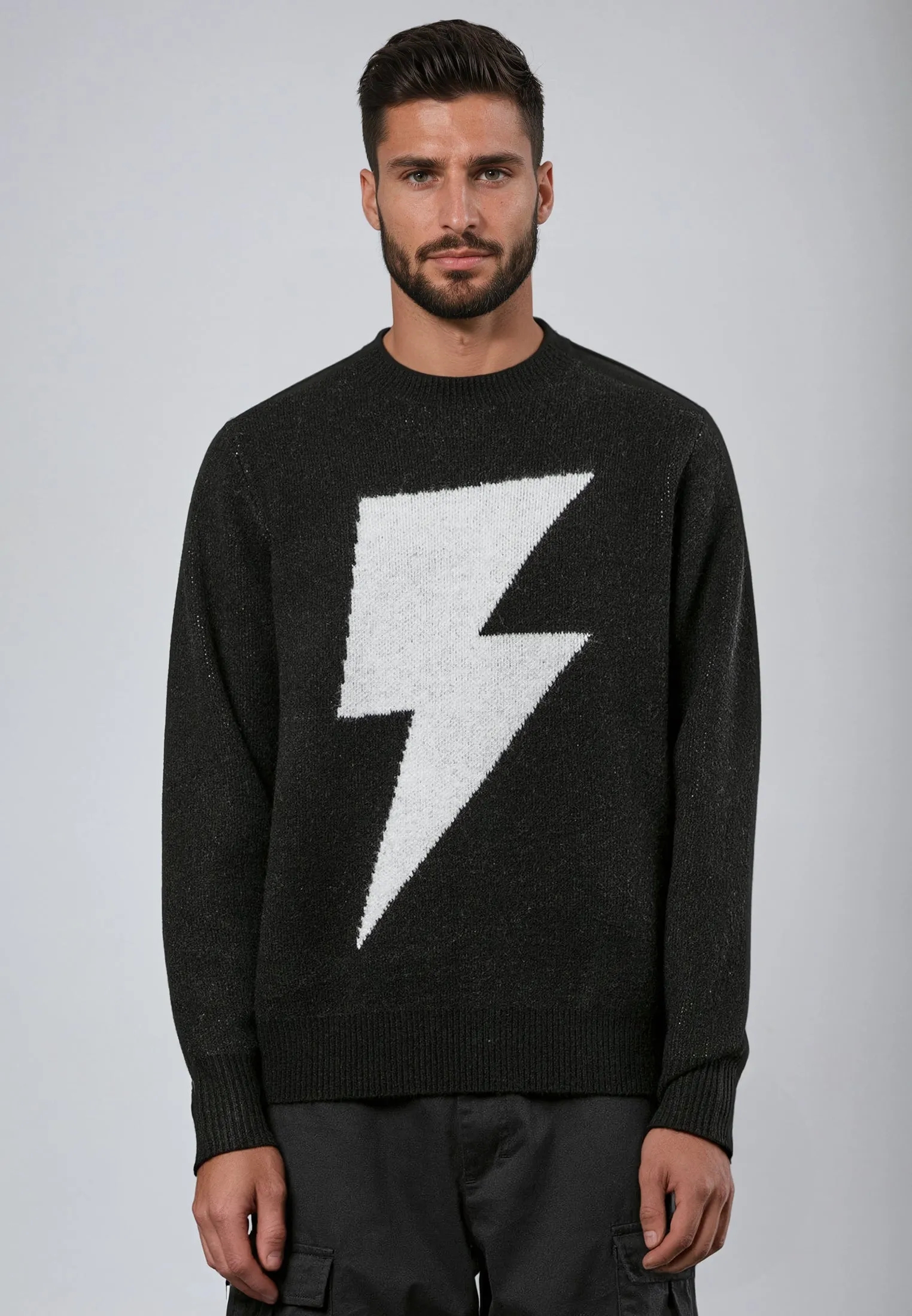 LIGHTNING KNIT BLACK