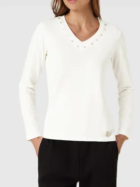 Liujo Long Sleeve T-shirt with Appliques