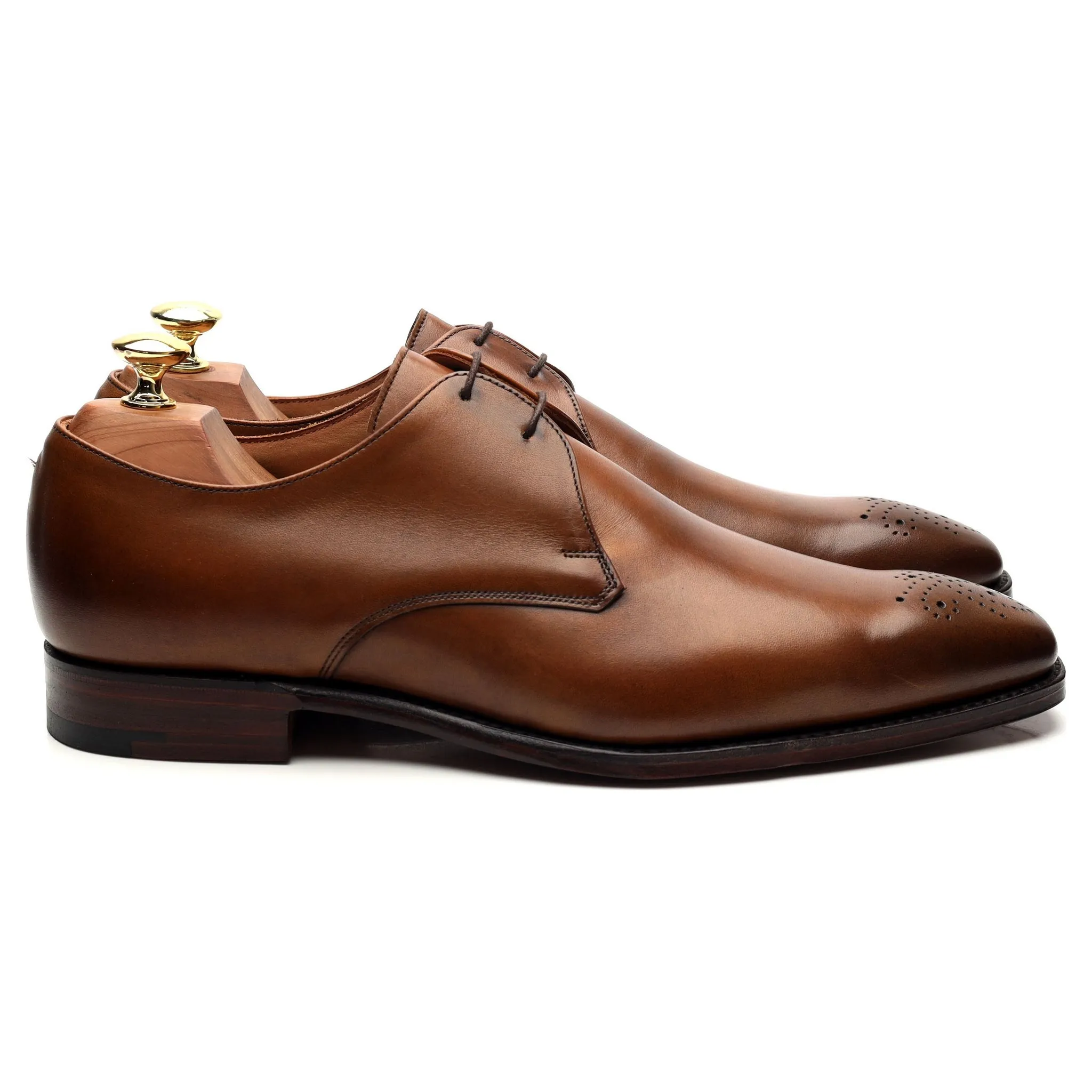 'Liverpool' Brown Leather Derby UK 8.5 F