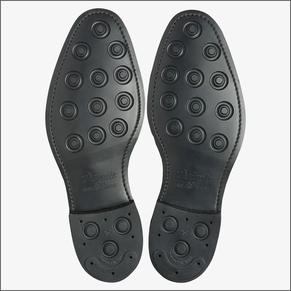 Loake Chatsworth Black Rubber Sole - Best Price