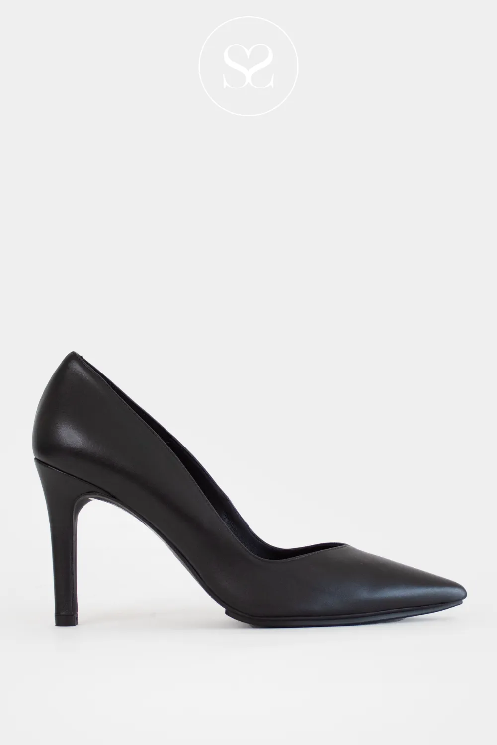 LODI RABOT BLACK LEATHER COURT SHOES