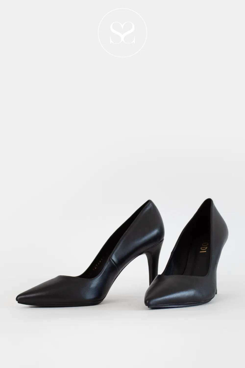 LODI RABOT BLACK LEATHER COURT SHOES