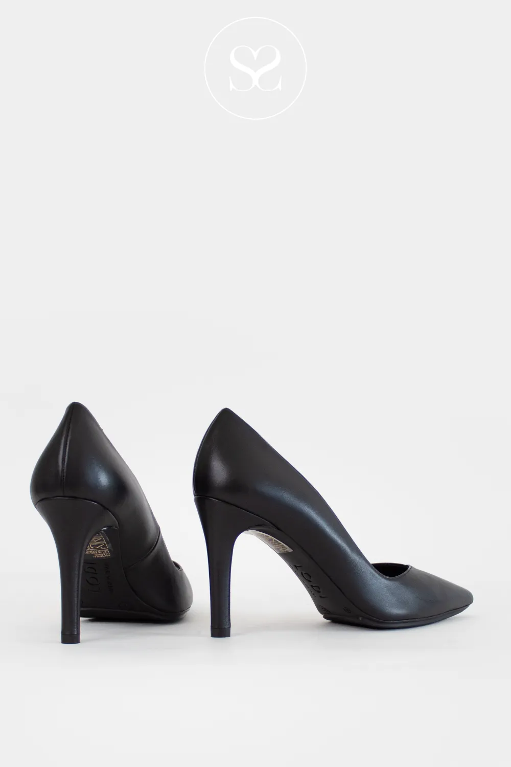 LODI RABOT BLACK LEATHER COURT SHOES