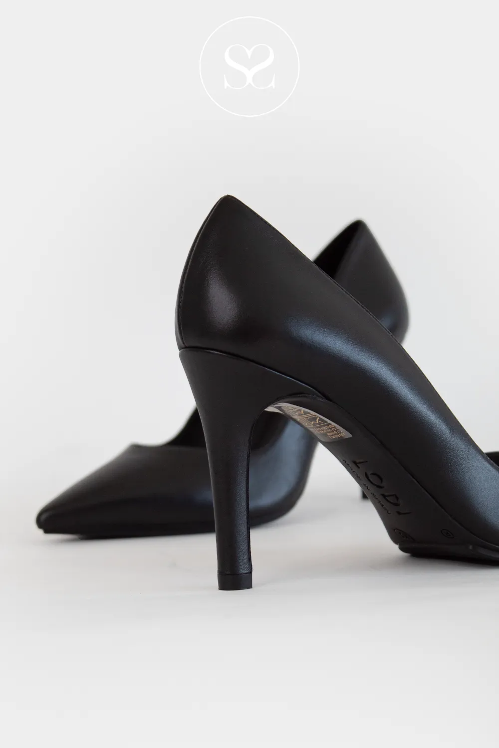 LODI RABOT BLACK LEATHER COURT SHOES