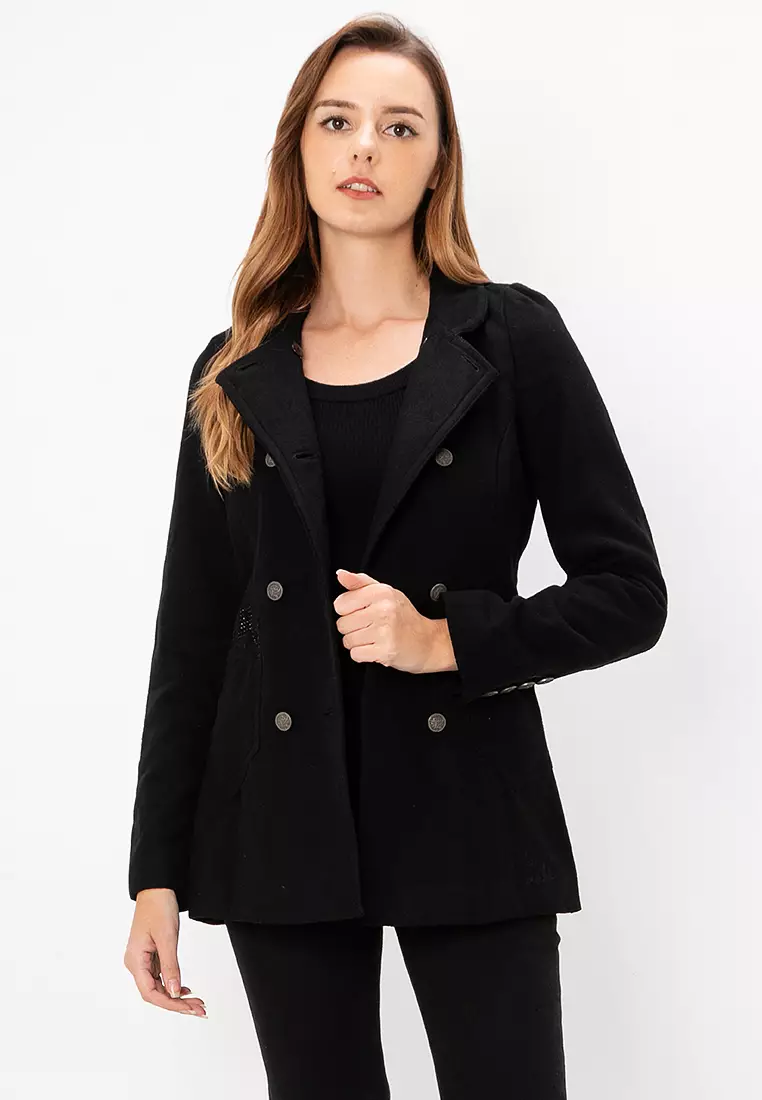 Lois Ladies Trench Coat - LJK Collection