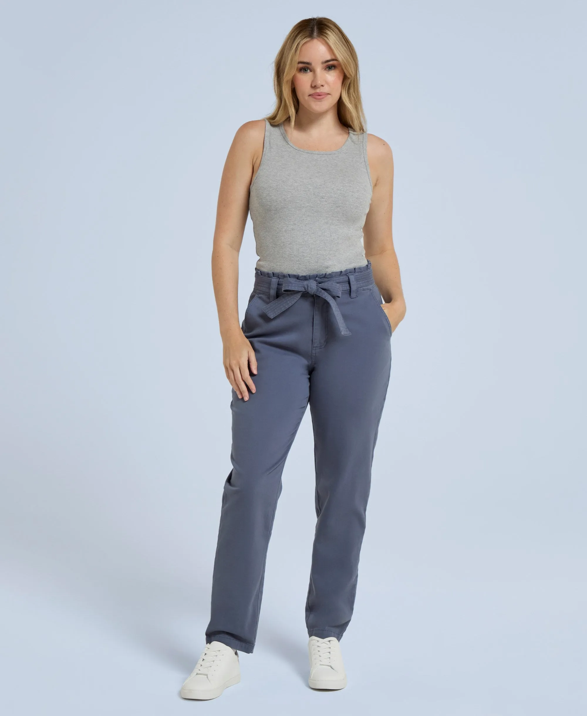 Loren Womens Trousers - Navy