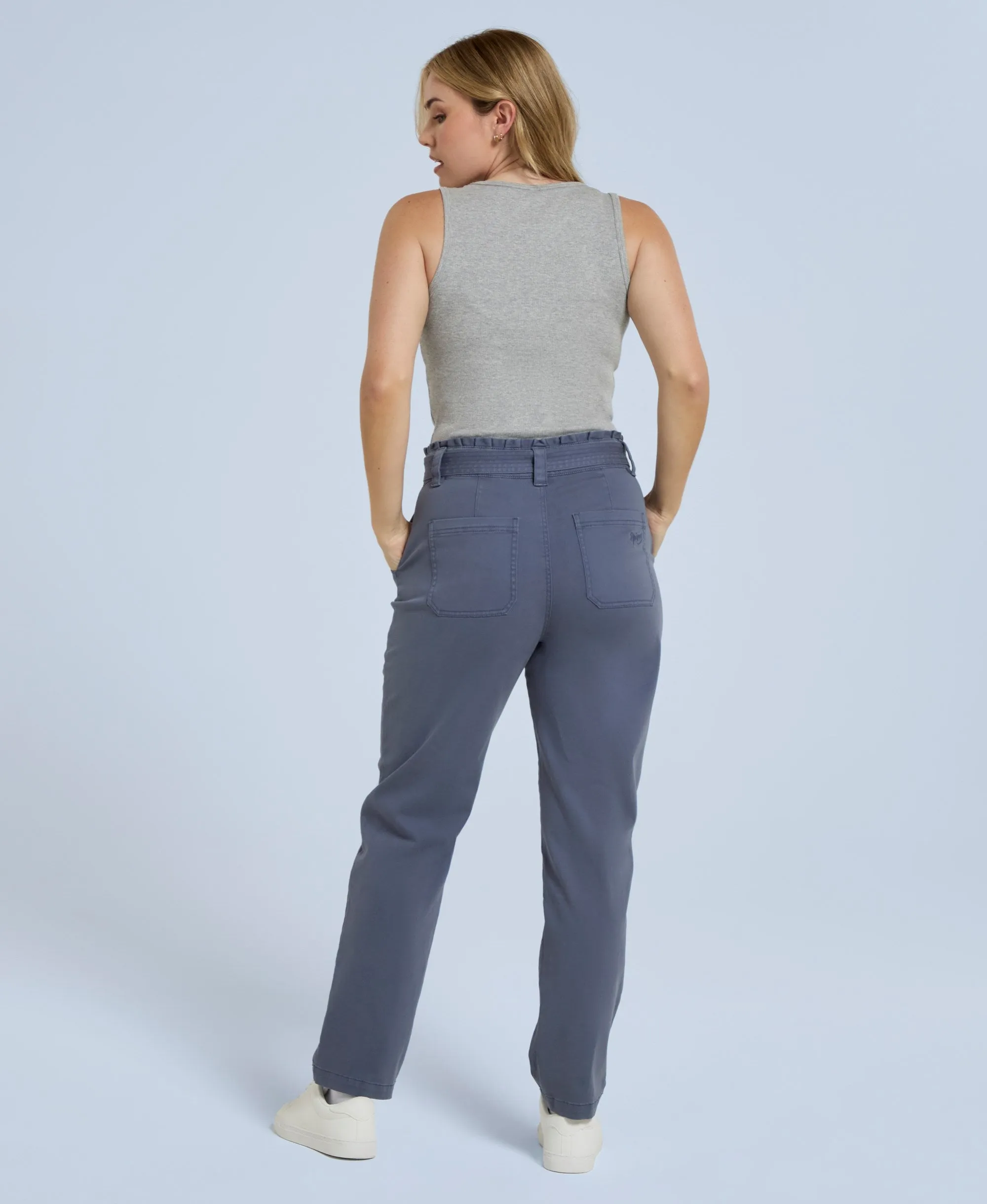 Loren Womens Trousers - Navy