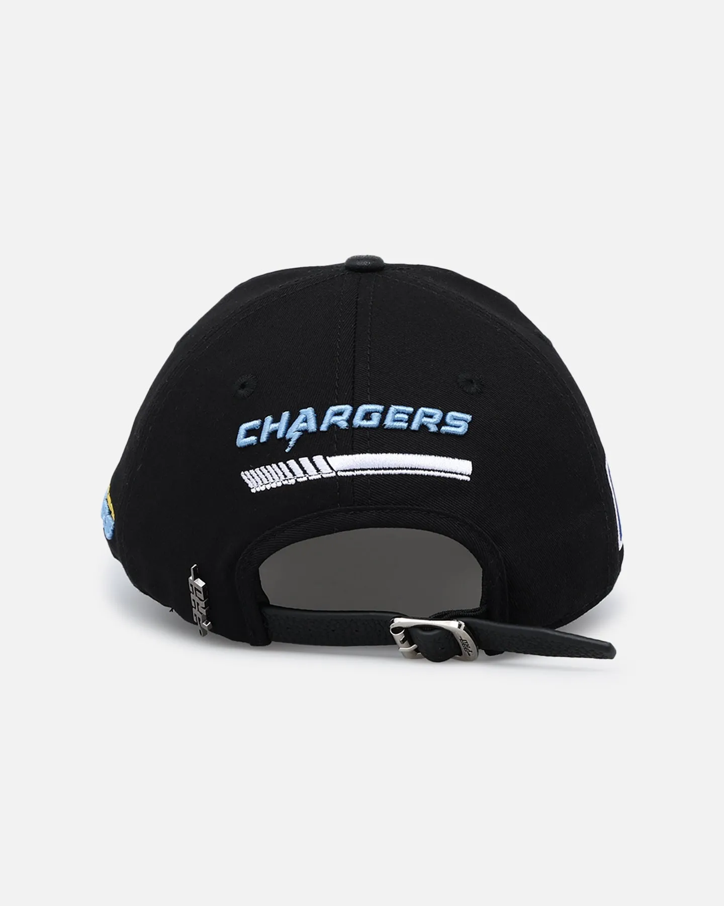 Los Angeles Chargers Fast Lane Logo Dad Hat Black