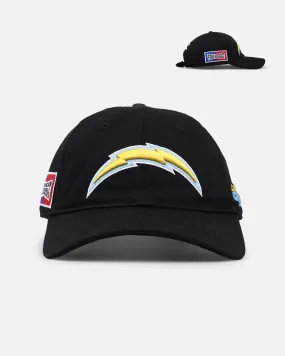 Los Angeles Chargers Fast Lane Logo Dad Hat Black