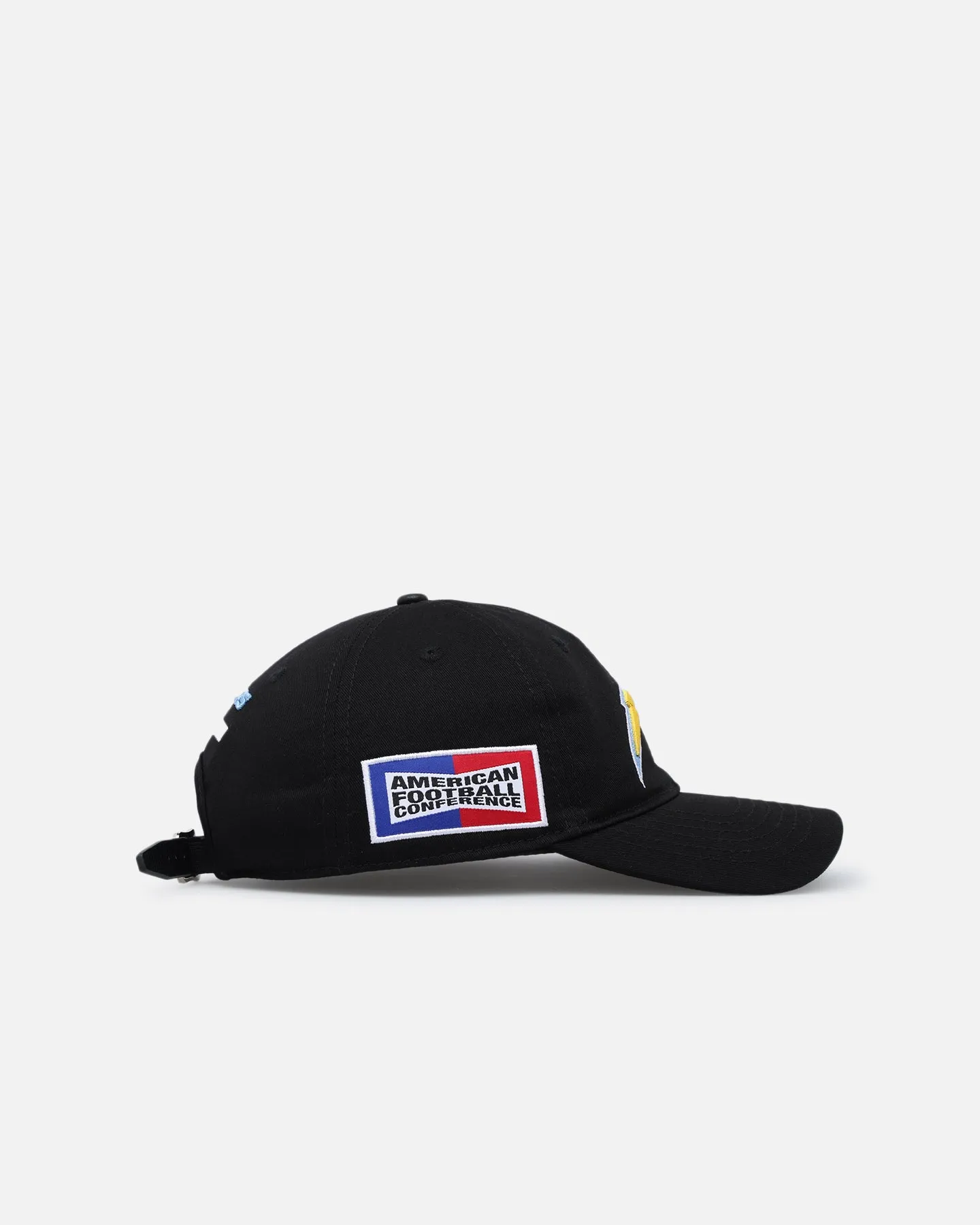 Los Angeles Chargers Fast Lane Logo Dad Hat Black