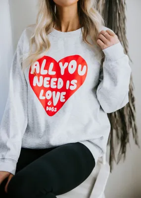 Love & Dogs Graphic Sweatshirt