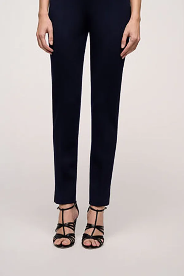 Luisa Spagnoli MINUENDO O BLUE KNIT TROUSERS