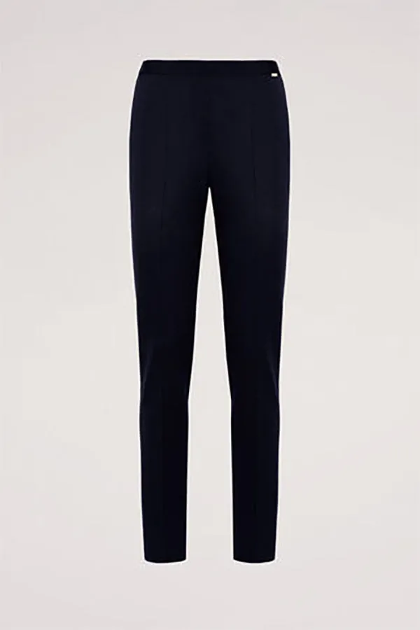 Luisa Spagnoli MINUENDO O BLUE KNIT TROUSERS