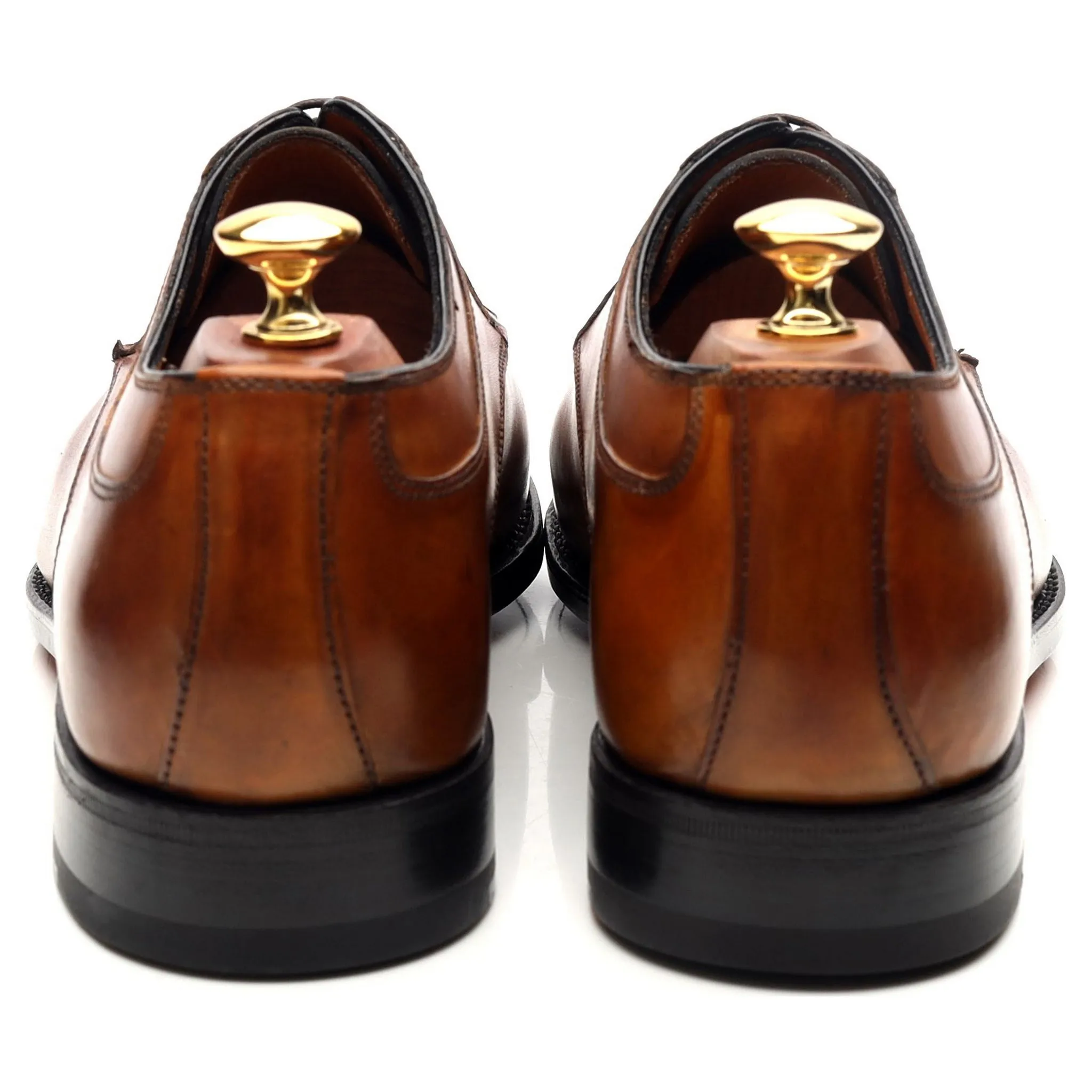 'Magnifico' Brown Leather Split Toe Derby UK 9 EU 43