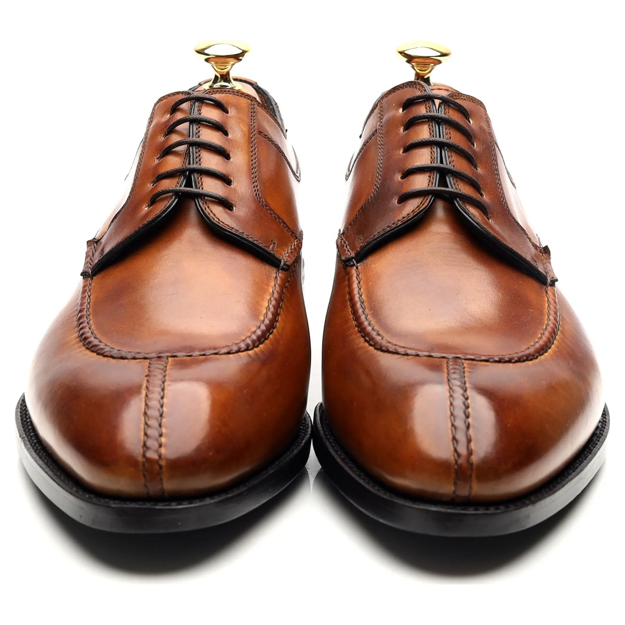 'Magnifico' Brown Leather Split Toe Derby UK 9 EU 43