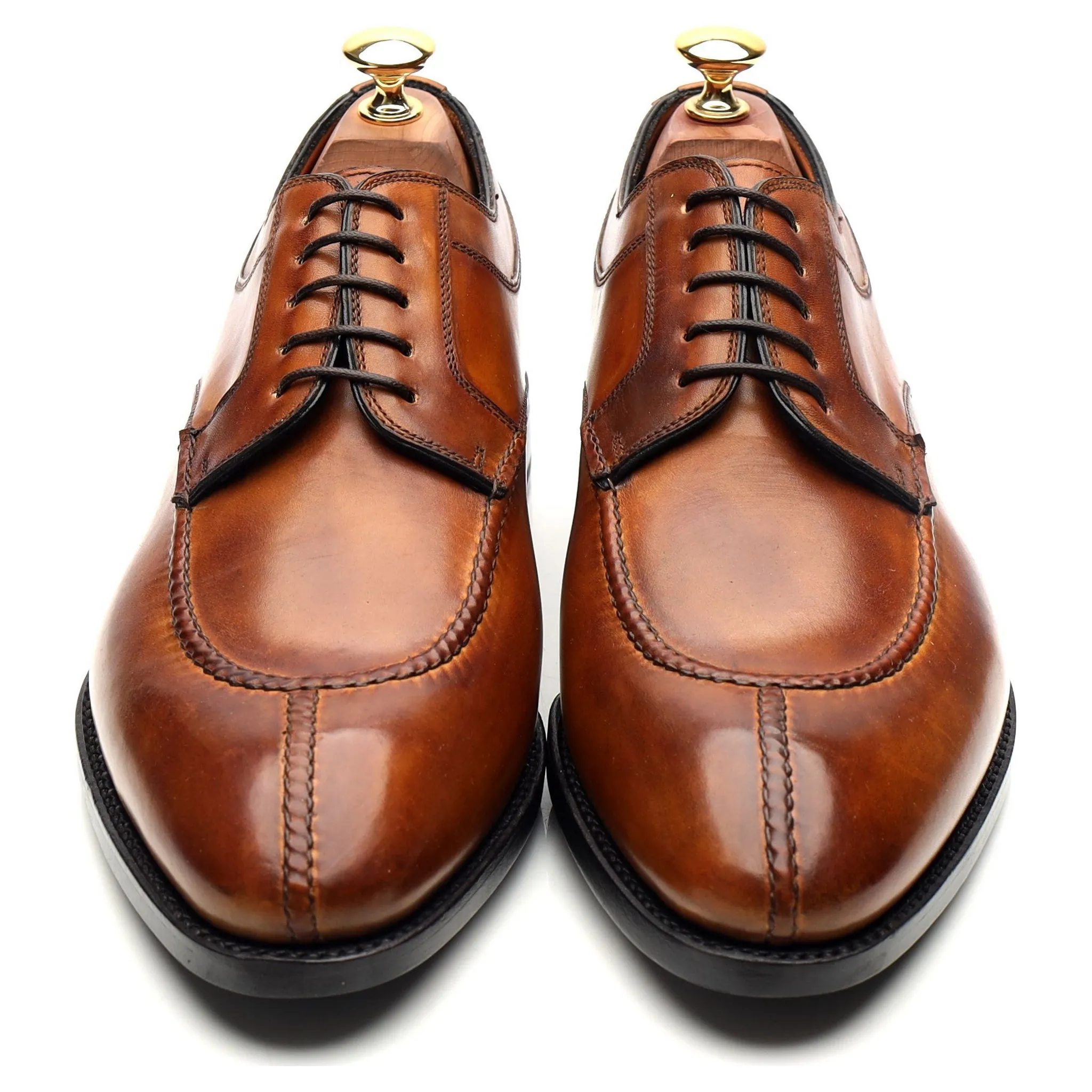 'Magnifico' Brown Leather Split Toe Derby UK 9 EU 43