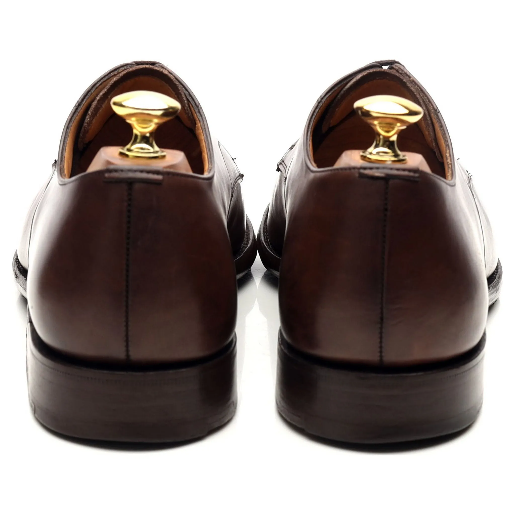 'Manton' Brown Leather Derby UK 8 F